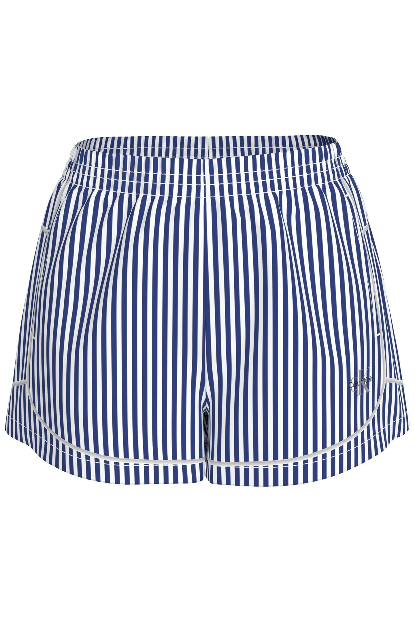 GRAPHIC POPLIN SLEEP BOTTOM PENNY STRIPE BLUE RIVER FOG 5