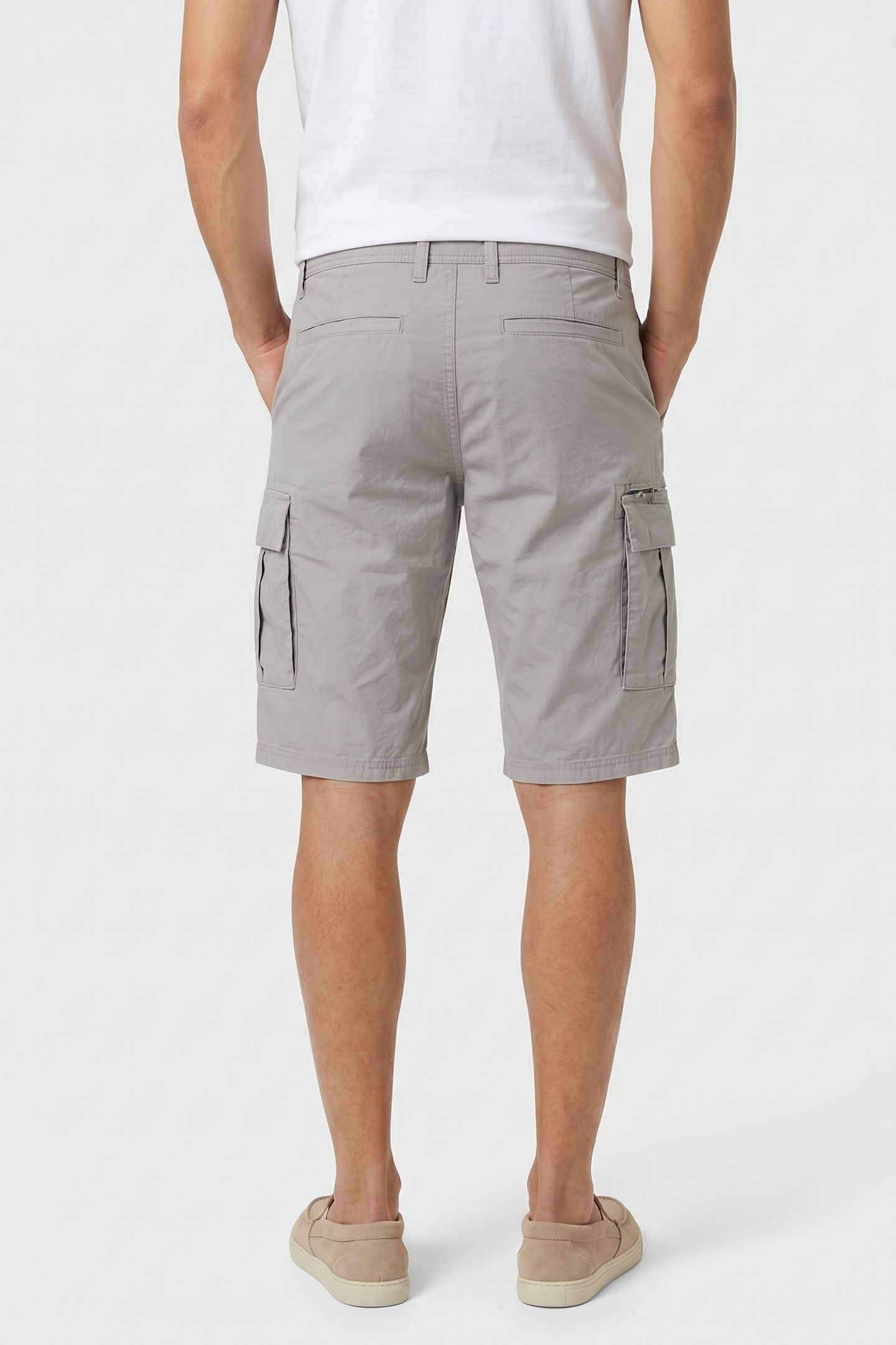 S.OLIVER SHORTS GREY/BLACK 2