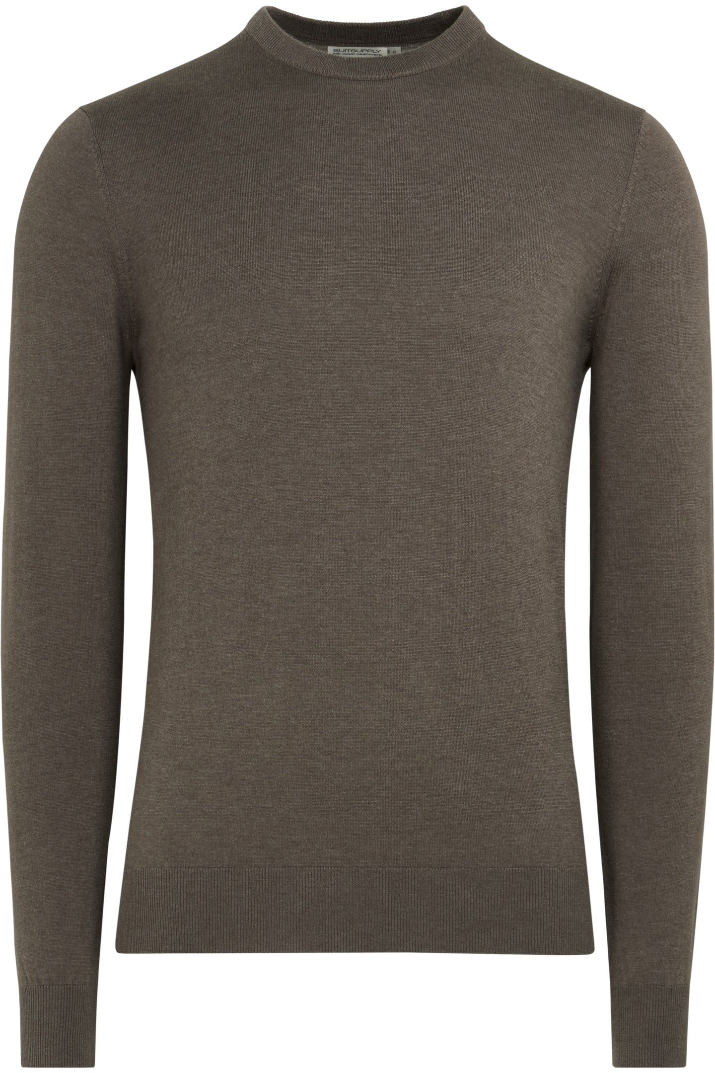 LS CREW TAUPE LUX CREW AND V NECK TAUPE 10