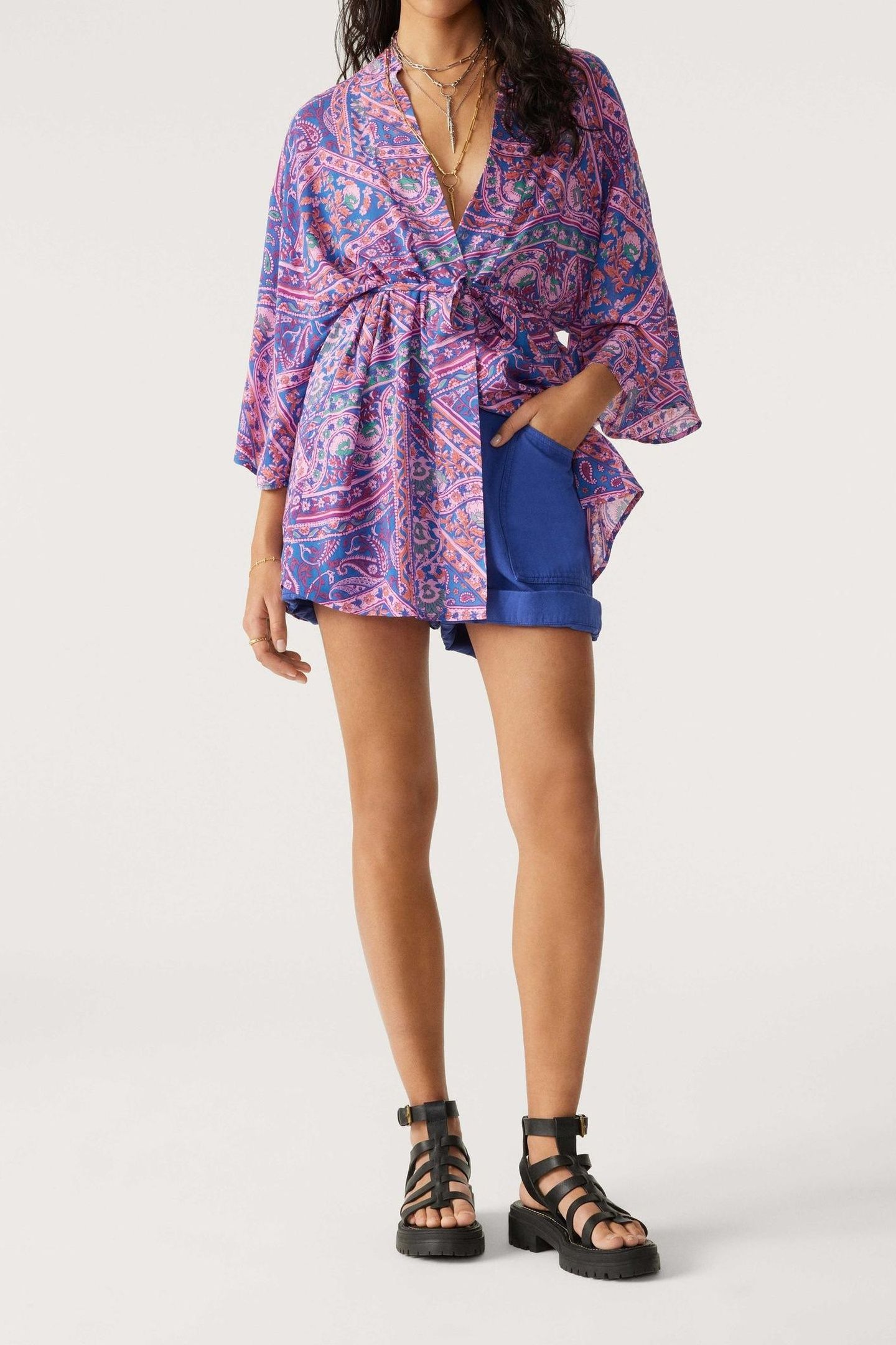 KIMONO FALSE BLEU 2