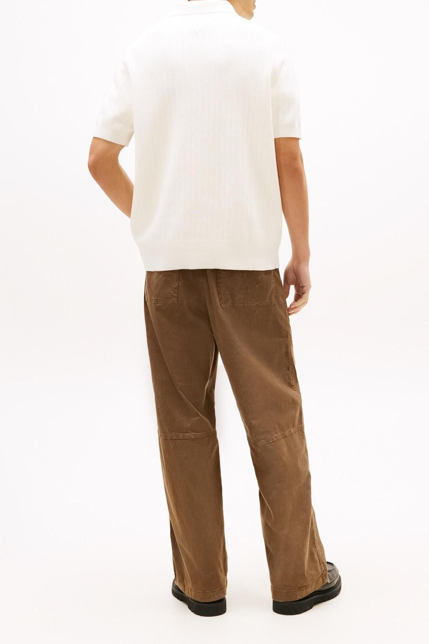 TJM REGULAR SS KNITTED SWEATER ANCIENT WHITE 2