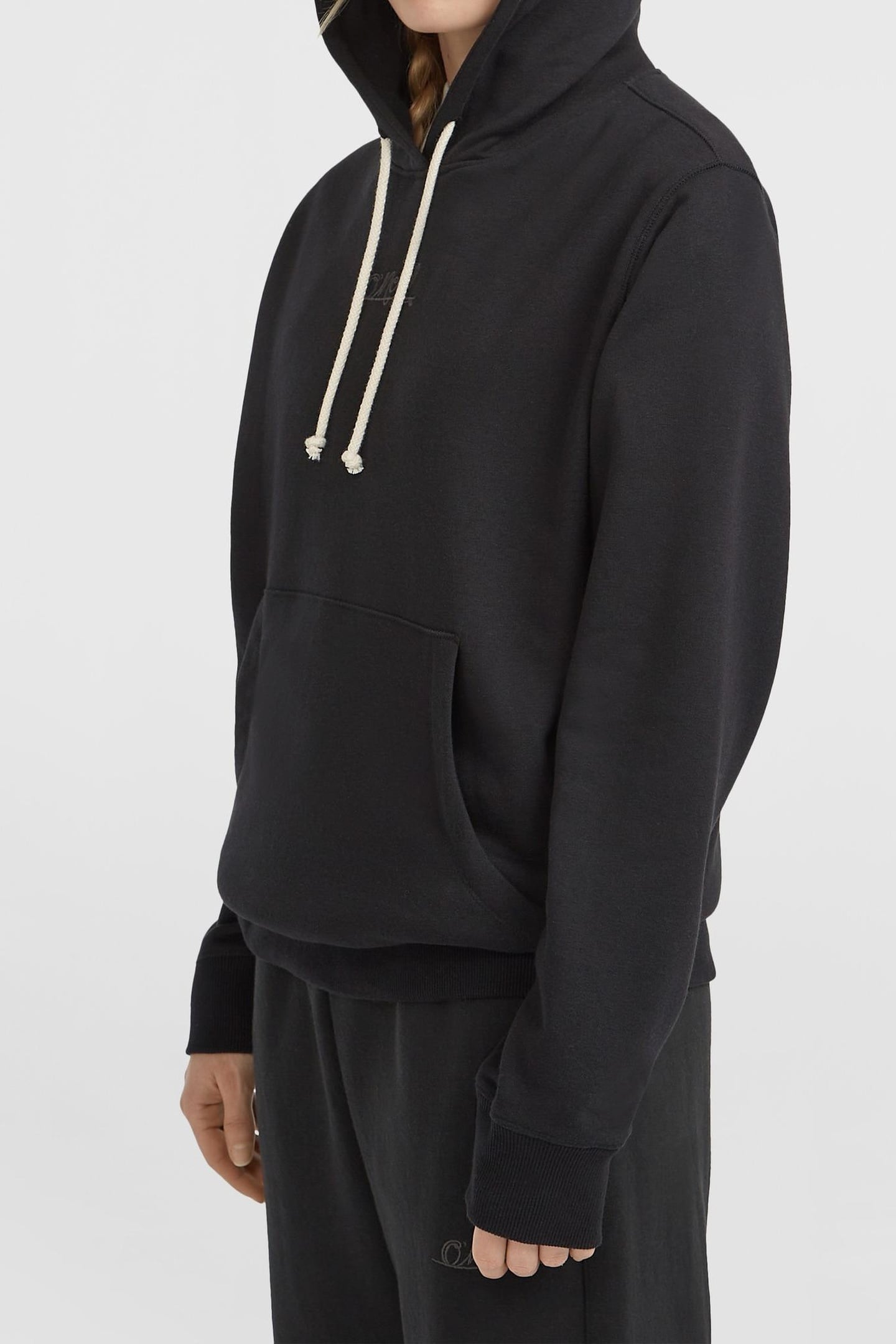 ESSENTIALS O'NEILL SCRIPT HOODIE BLACK OUT 6