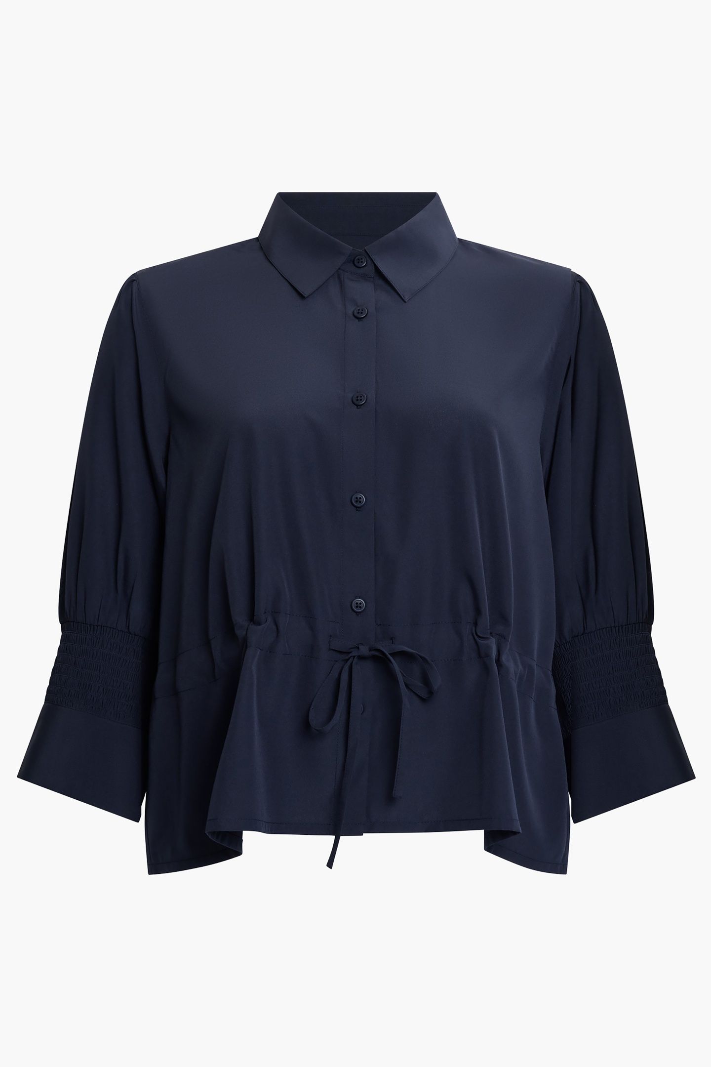 CREPE LIGHT TIE TOP NAVY 4
