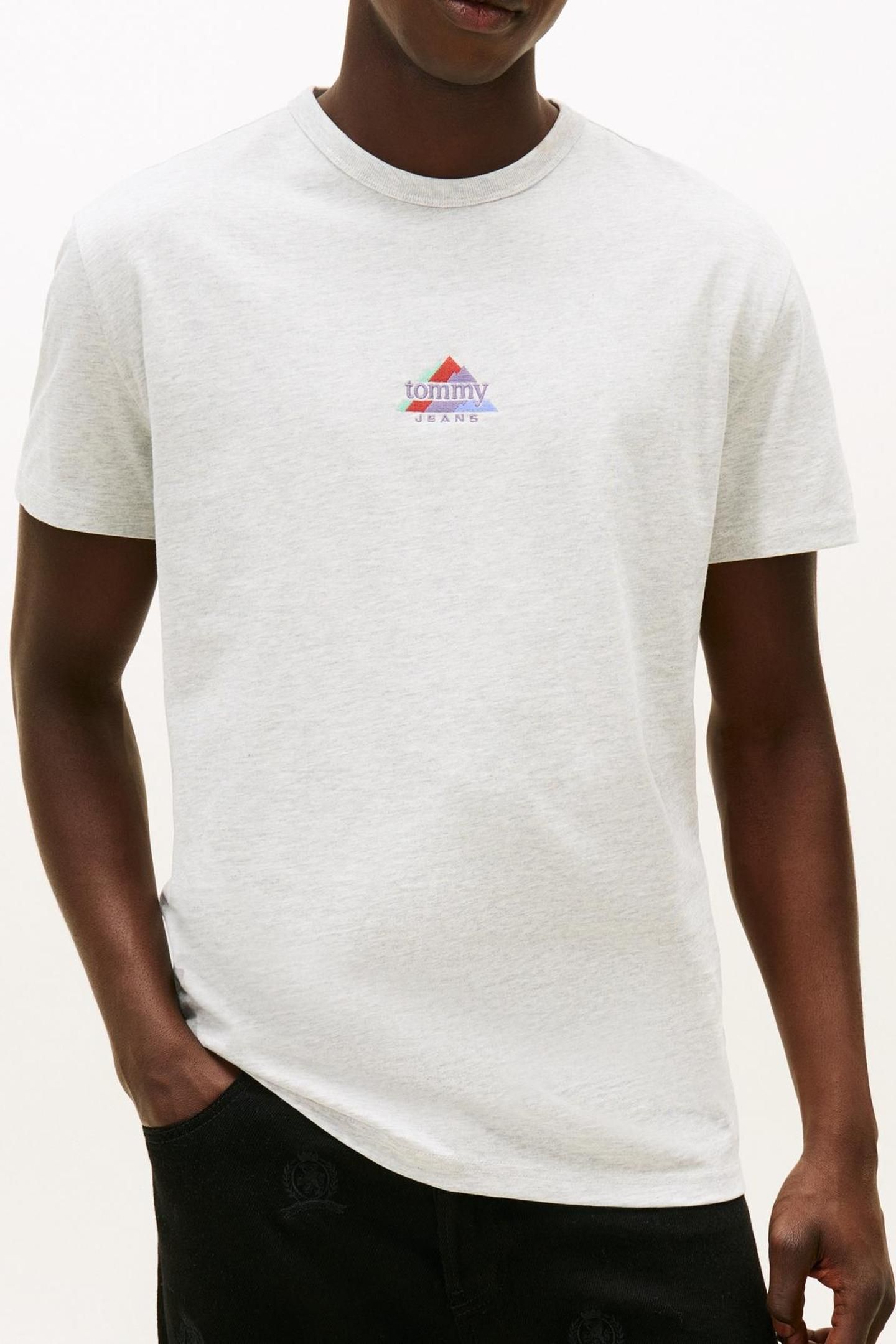 TJM REGULAR PEAKS SS TEE ICE GREY HEATHER 1