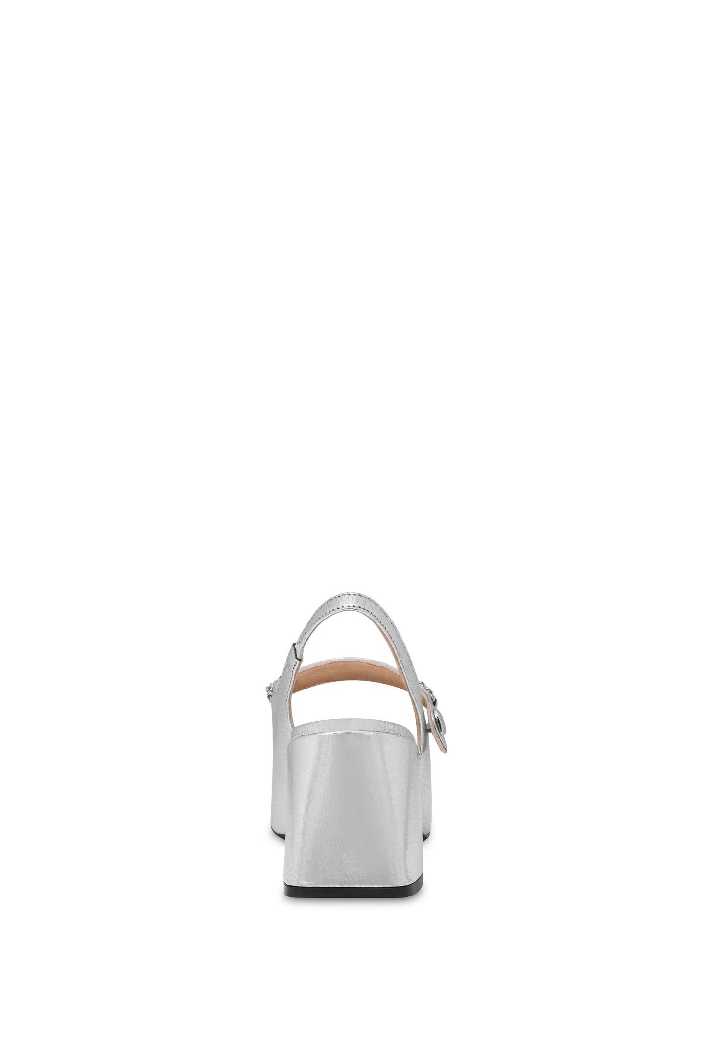 MARY JANE IN CRACKLÉ AND PATENT LEATHER SILVER 3