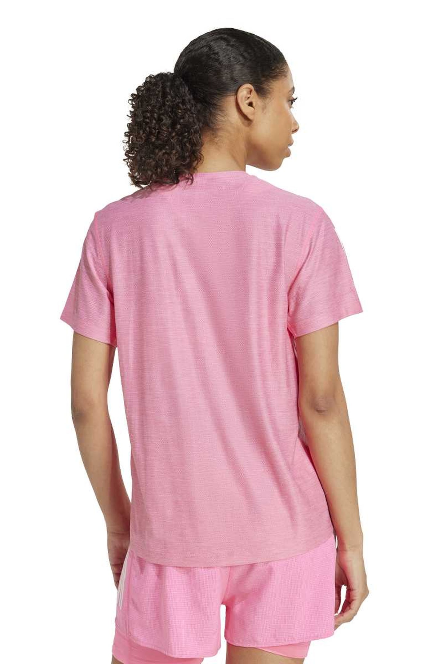 PERFORMANCE OWN THE RUN T-SHIRT LUCID PINK 2