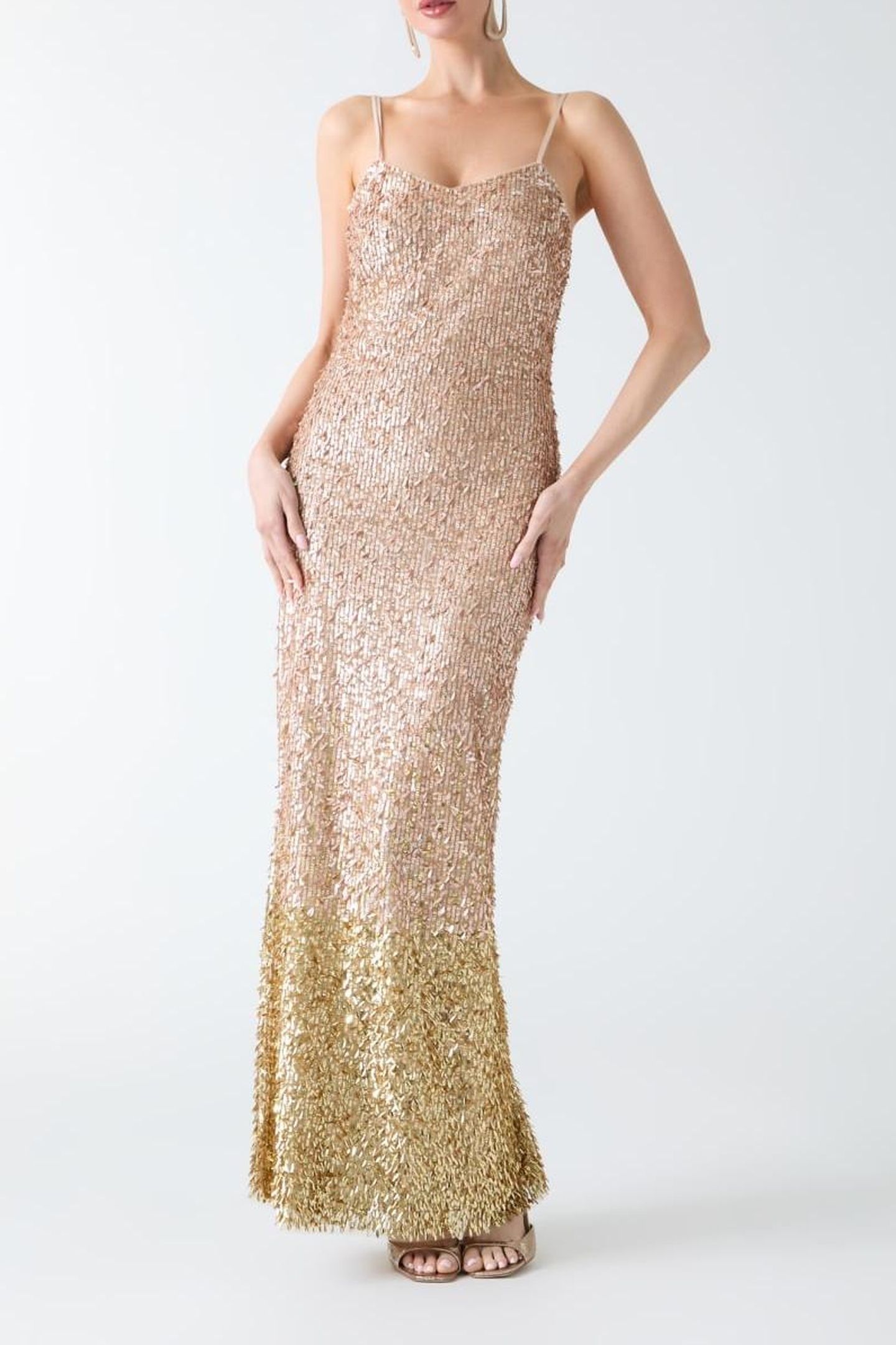 MARILYN LONG DRESS REAL GOLD 1