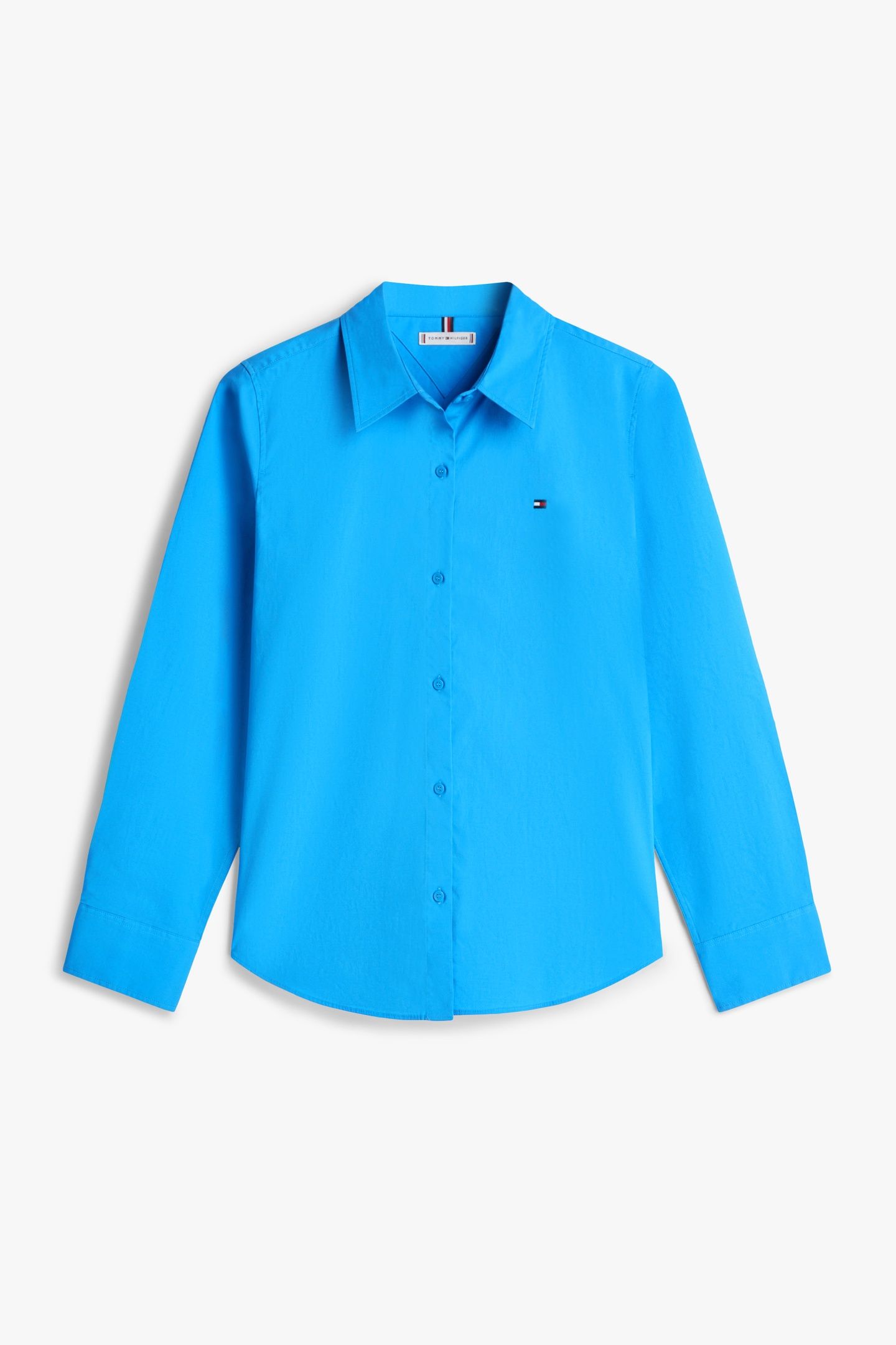ESSENTIAL POPLIN REGULAR SHIRT BLUE 4