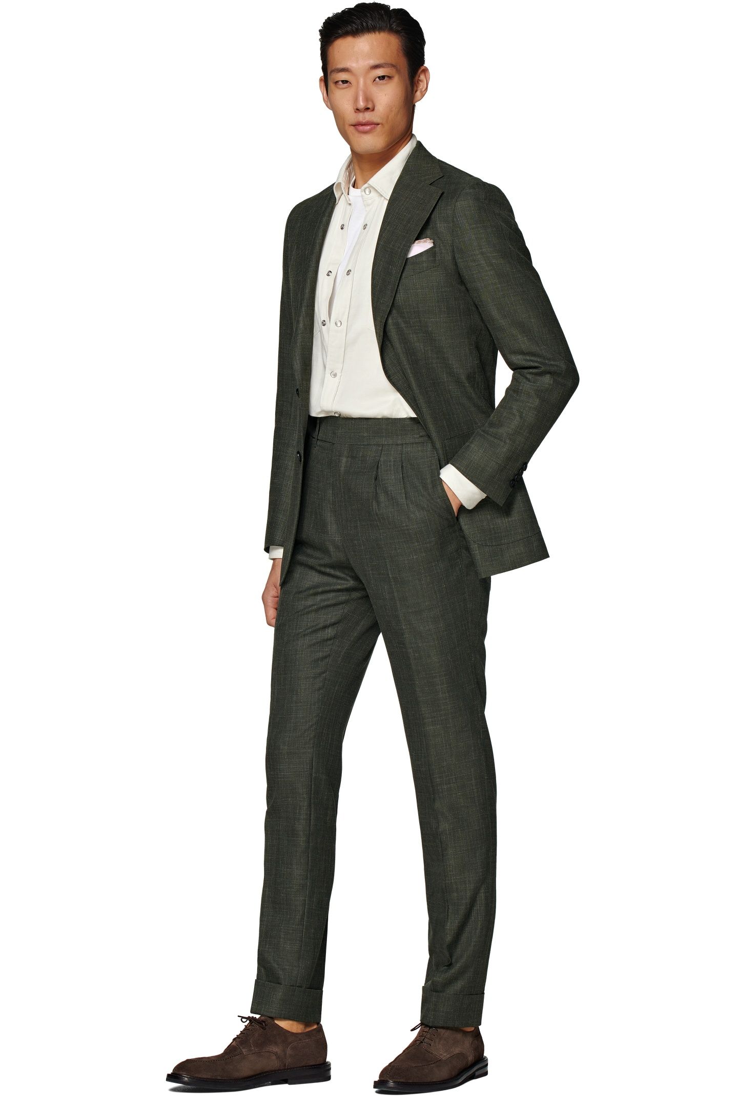 SUIT-GREEN NESTED SUITS DARK GREEN 6