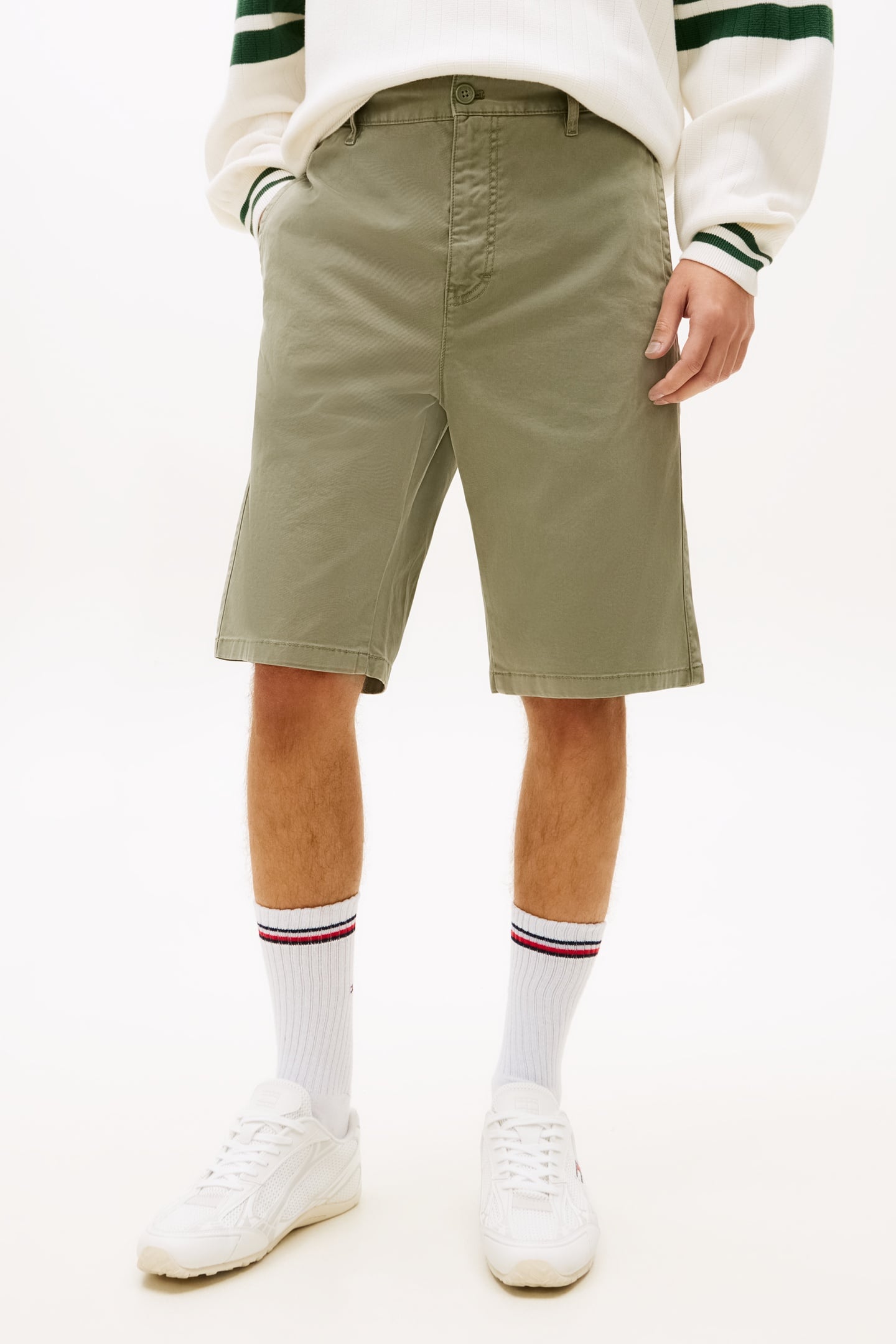 TJM OTIS COTTON SHORTS UTILITY SAGE 1