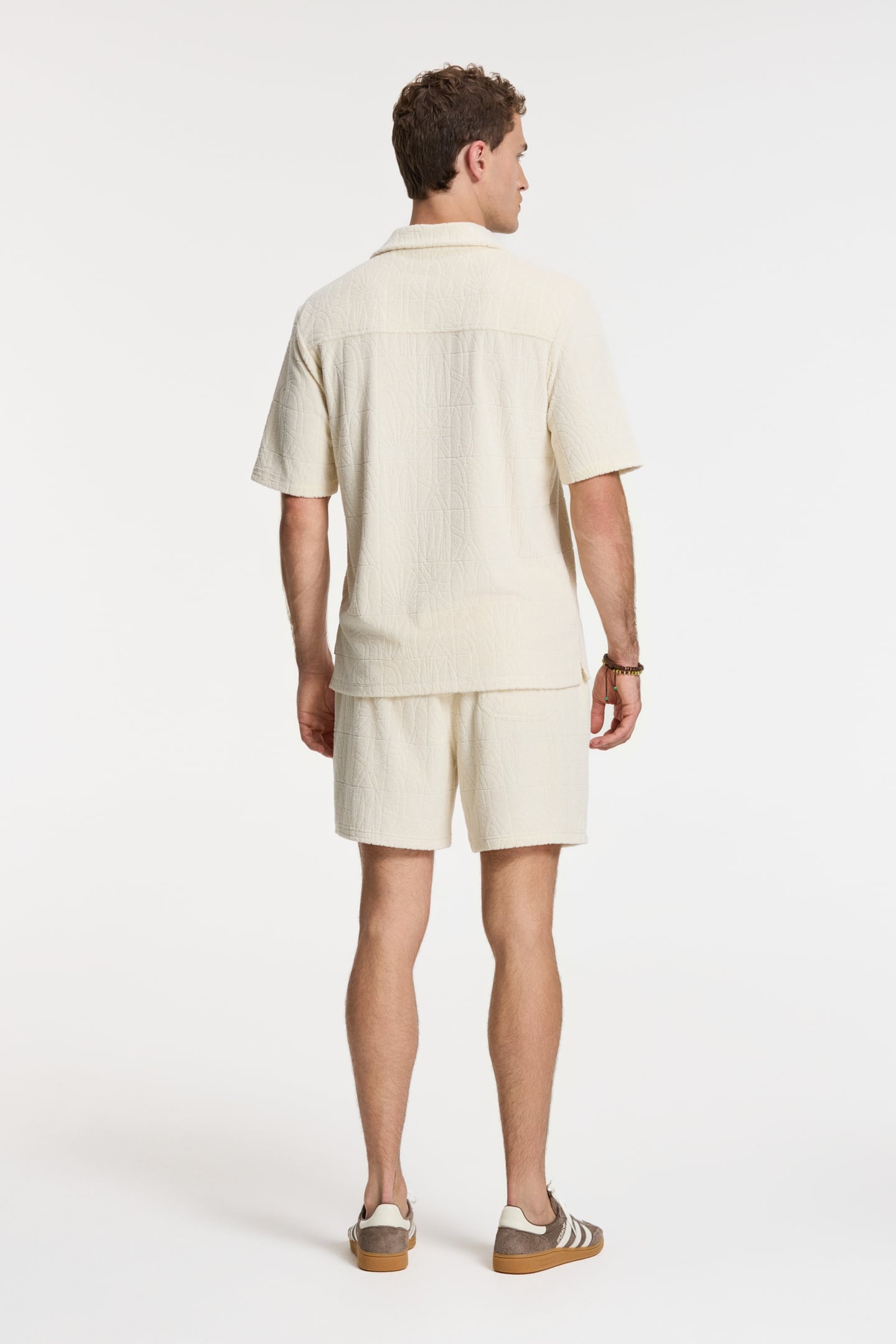 TONY TOWELING SHORTS GEO SUN BEIGE GEO SUN 4
