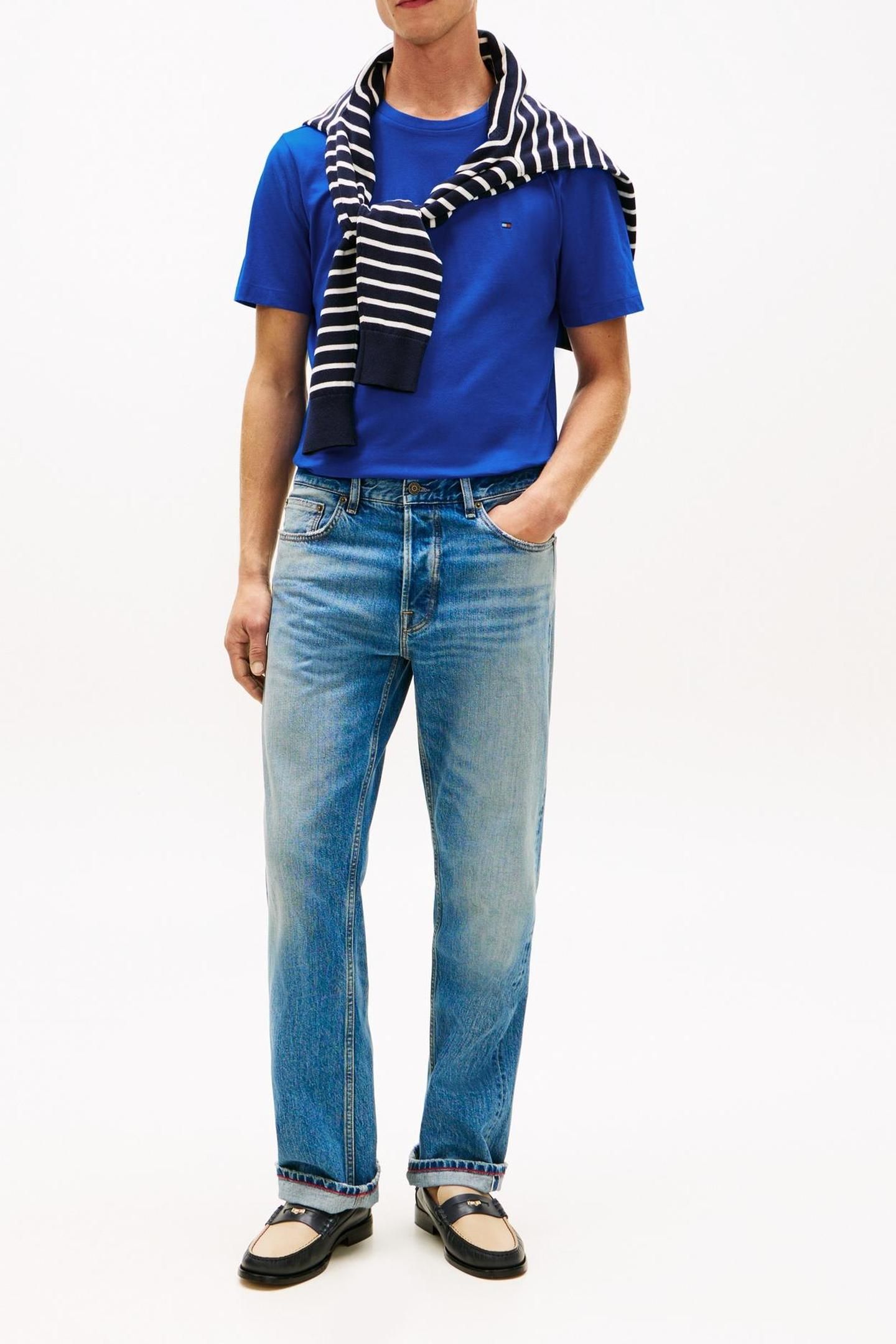 ESSENTIAL SEASONAL REGULAR FIT T-SHIRT REGAL BLUE 1