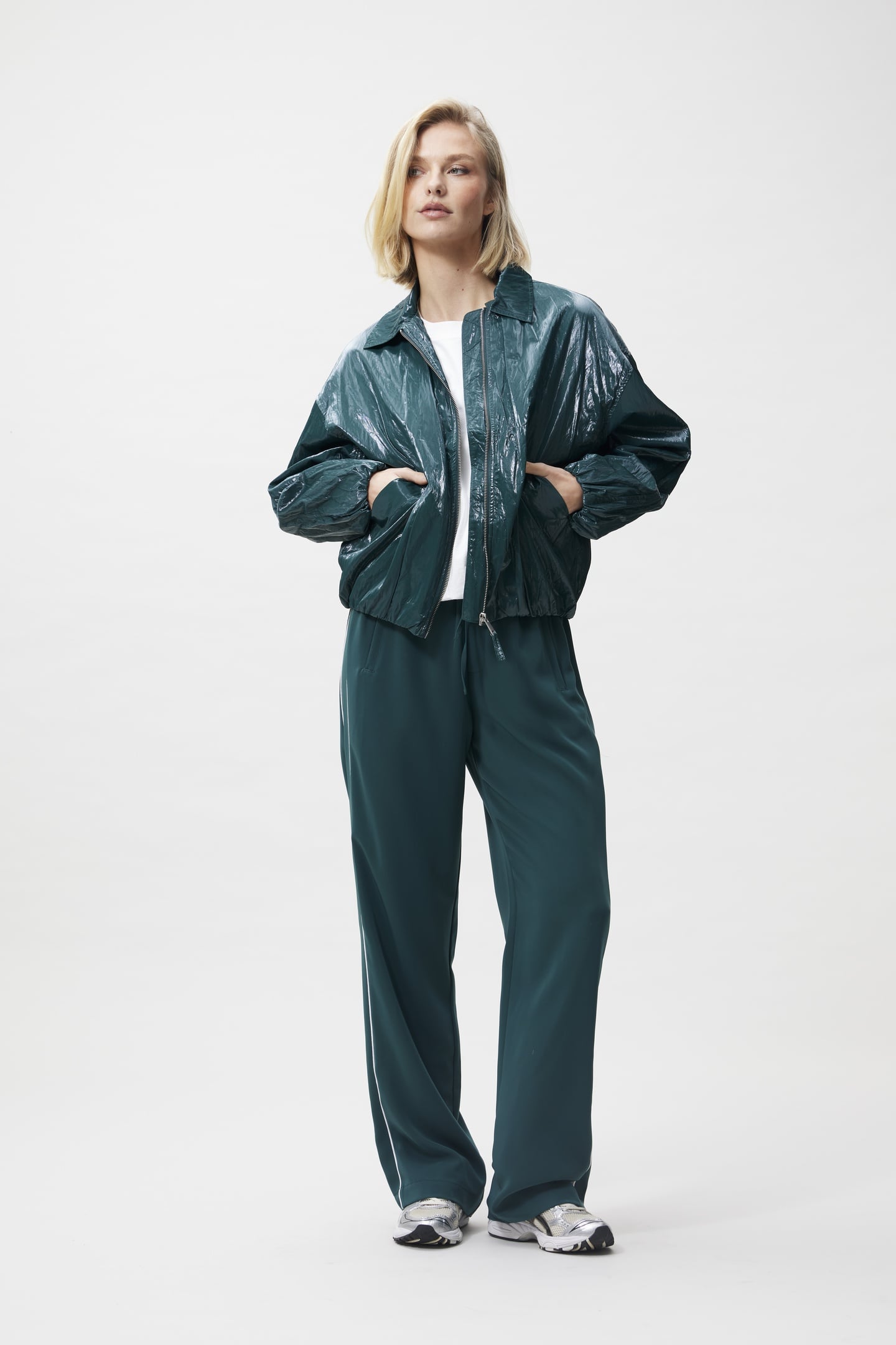 TUCK IN JACKET SEA MOSS 1
