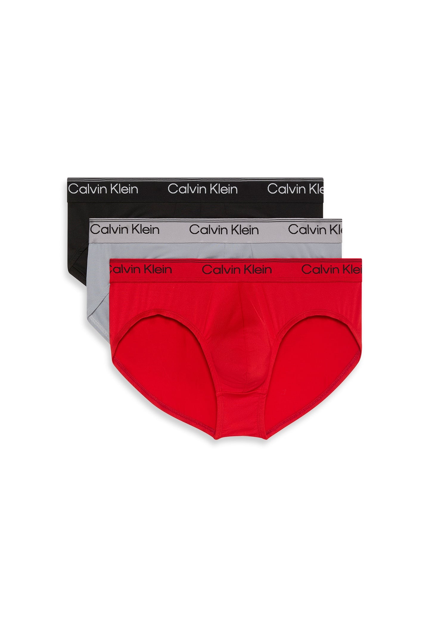HIP BRIEF 3-PACK BLACK/SLEET/ADRENALINE RUSH 1