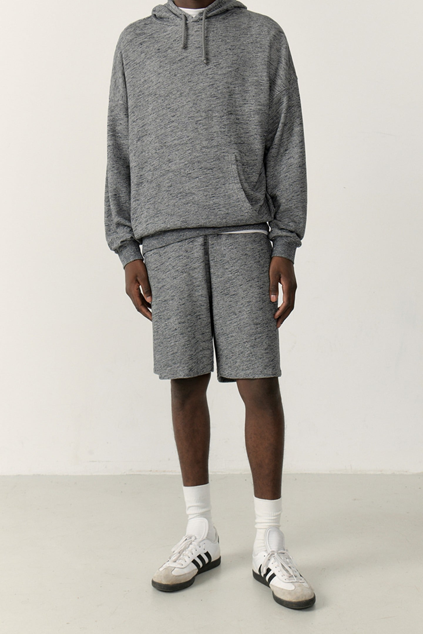 SOWABAY SWEAT SHIRT ANTHRACITE CHINE 1