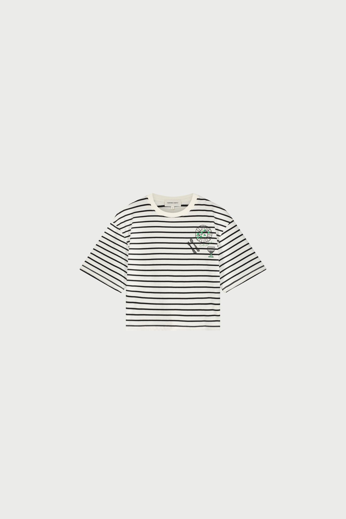 BENJA T-SHIRT COSY WHITE/BLACK 4