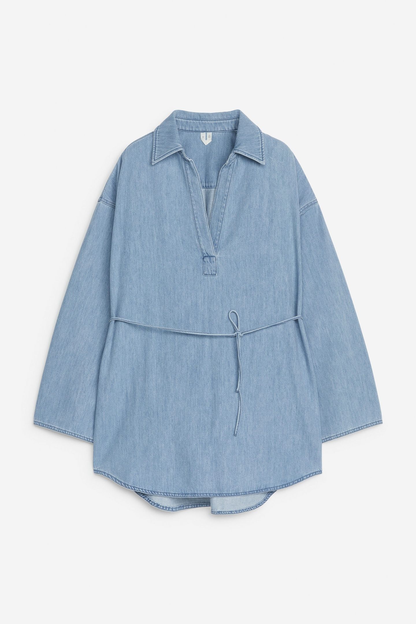 DYLAN DENIM TWILL TUNIC BLUE 3