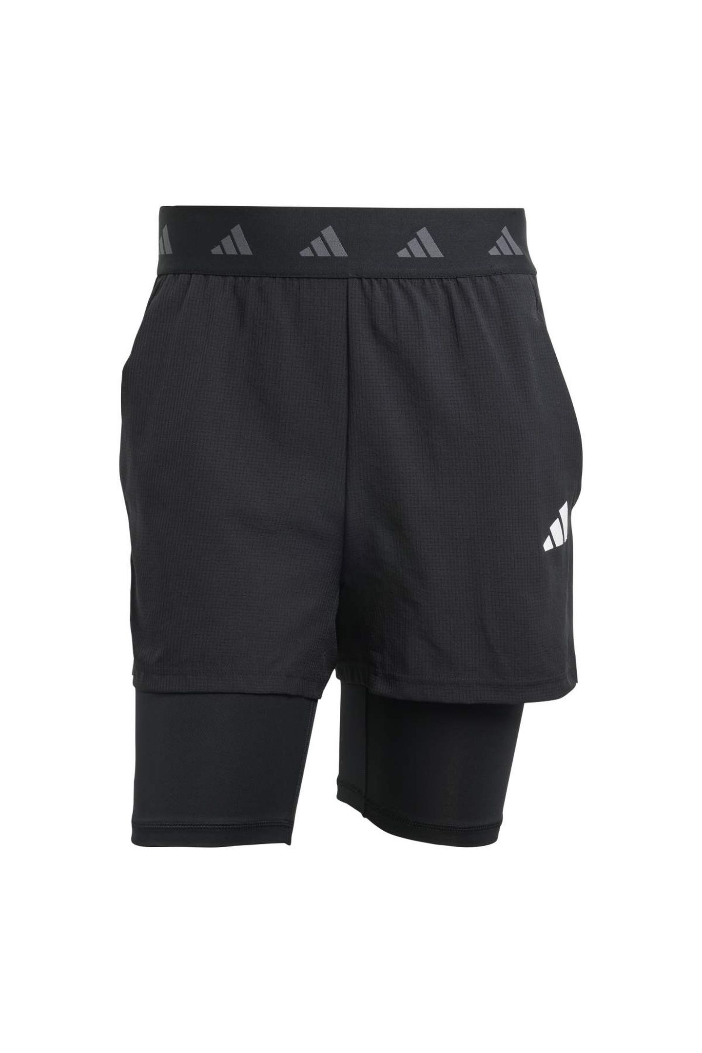 UNISEX PERFORMANCE GYM+ 2IN1 SHORTS BLACK 3