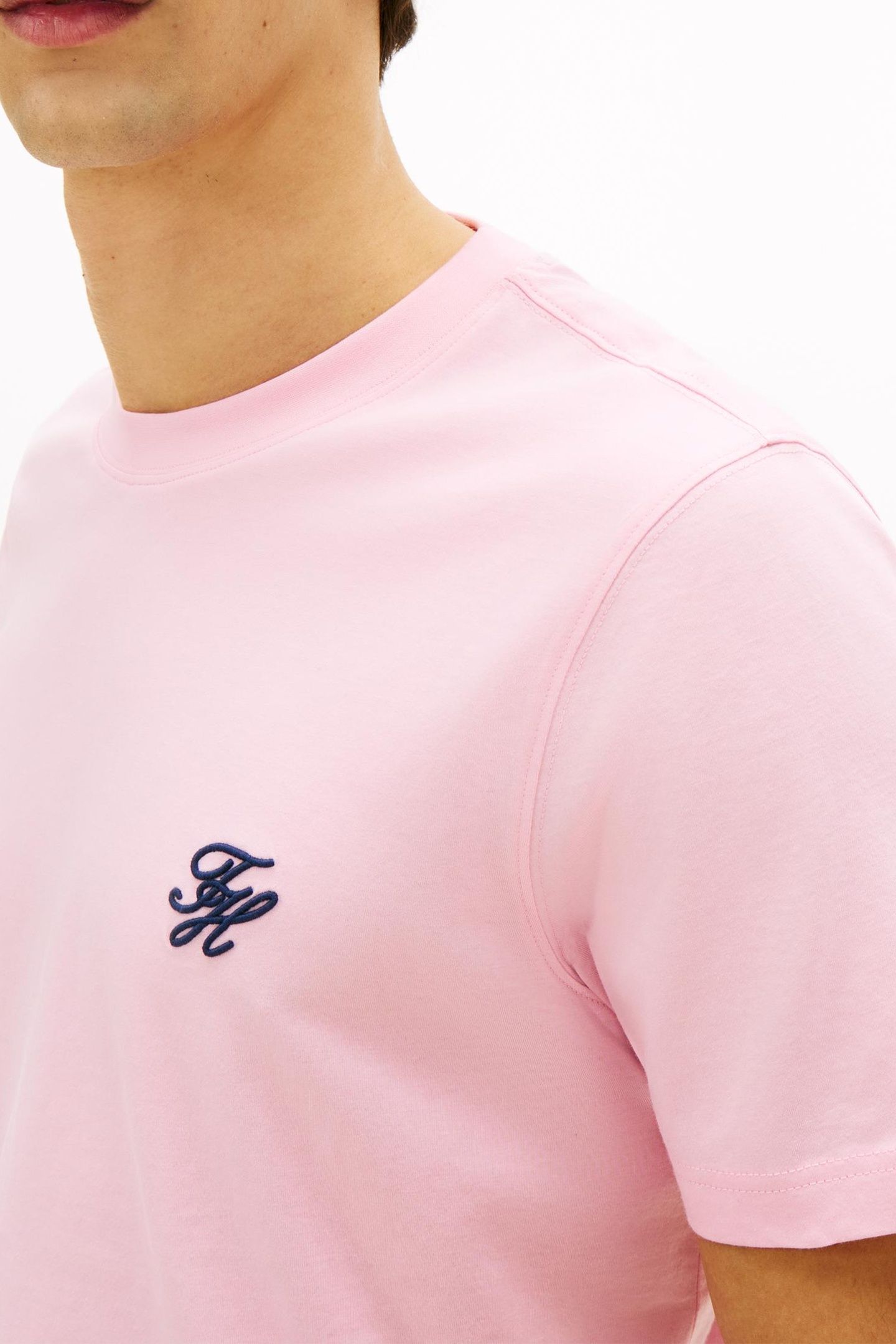 SCRIPT MONOGRAM T-SHIRT CLASSIC PINK 5