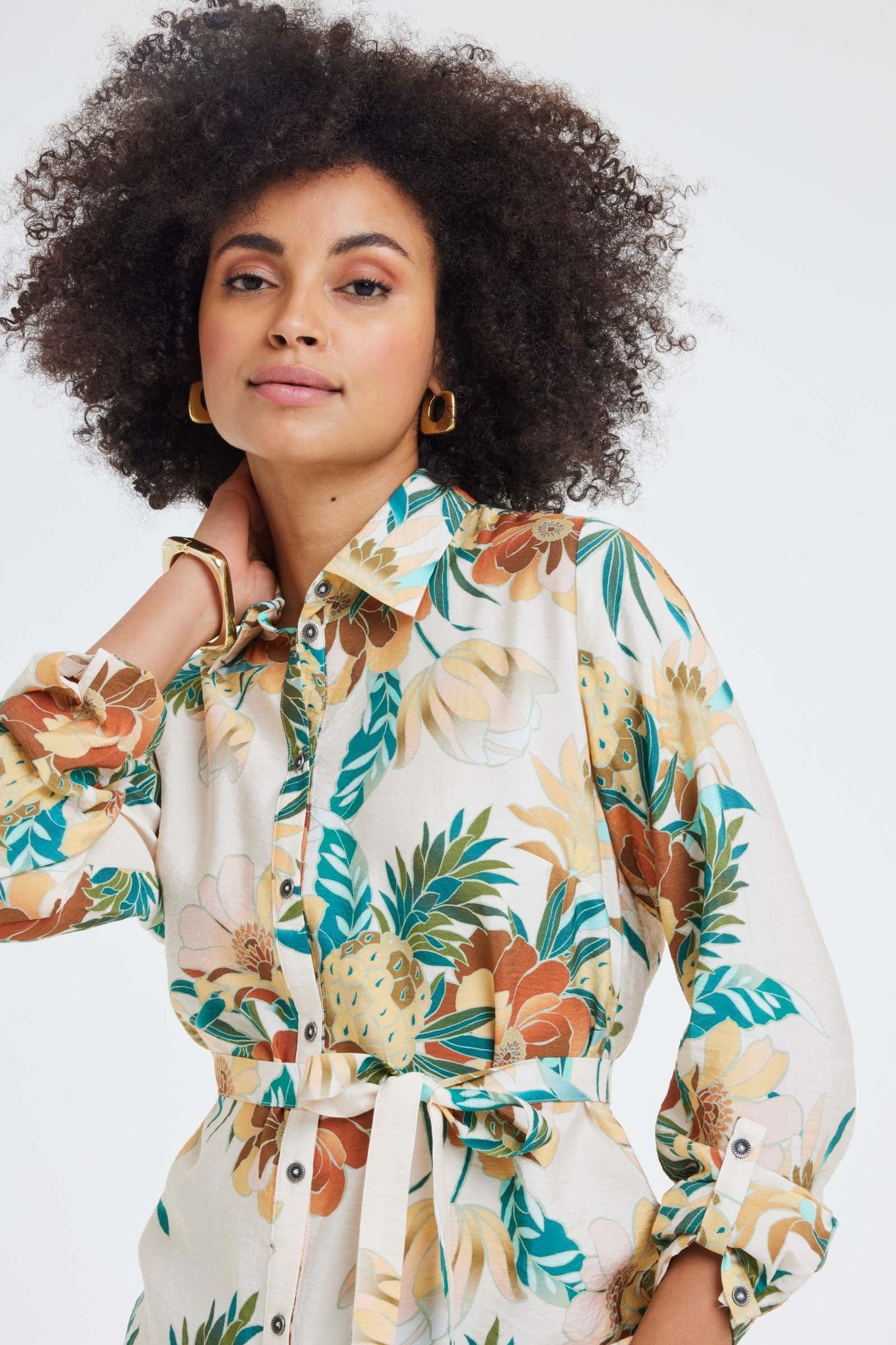 TUNIC JOLIE OFFWHITE RISING SUN PRINT 6