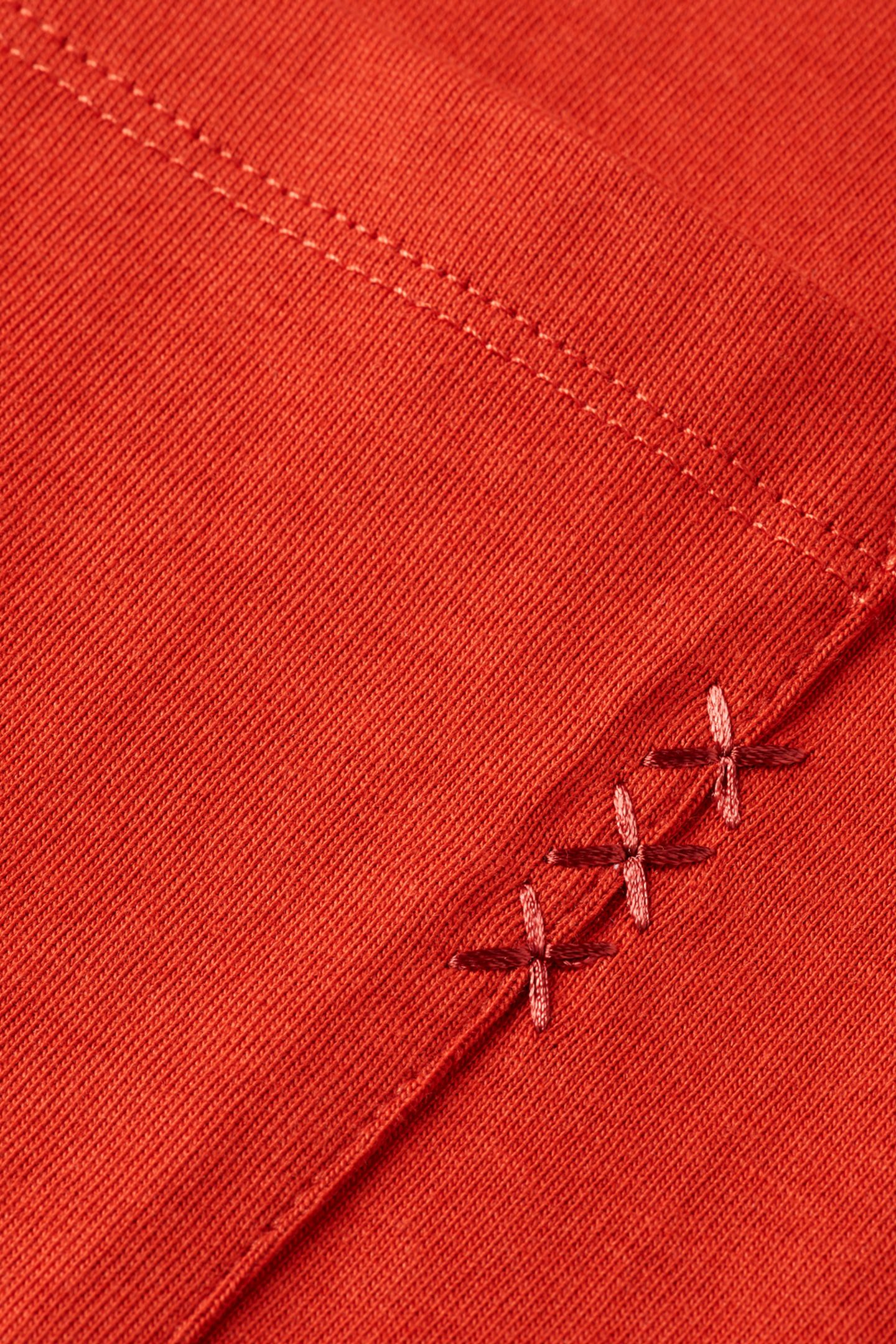 LOOSE-FIT 3 CROSSES POCKET T-SHIRT KETCHUP 3