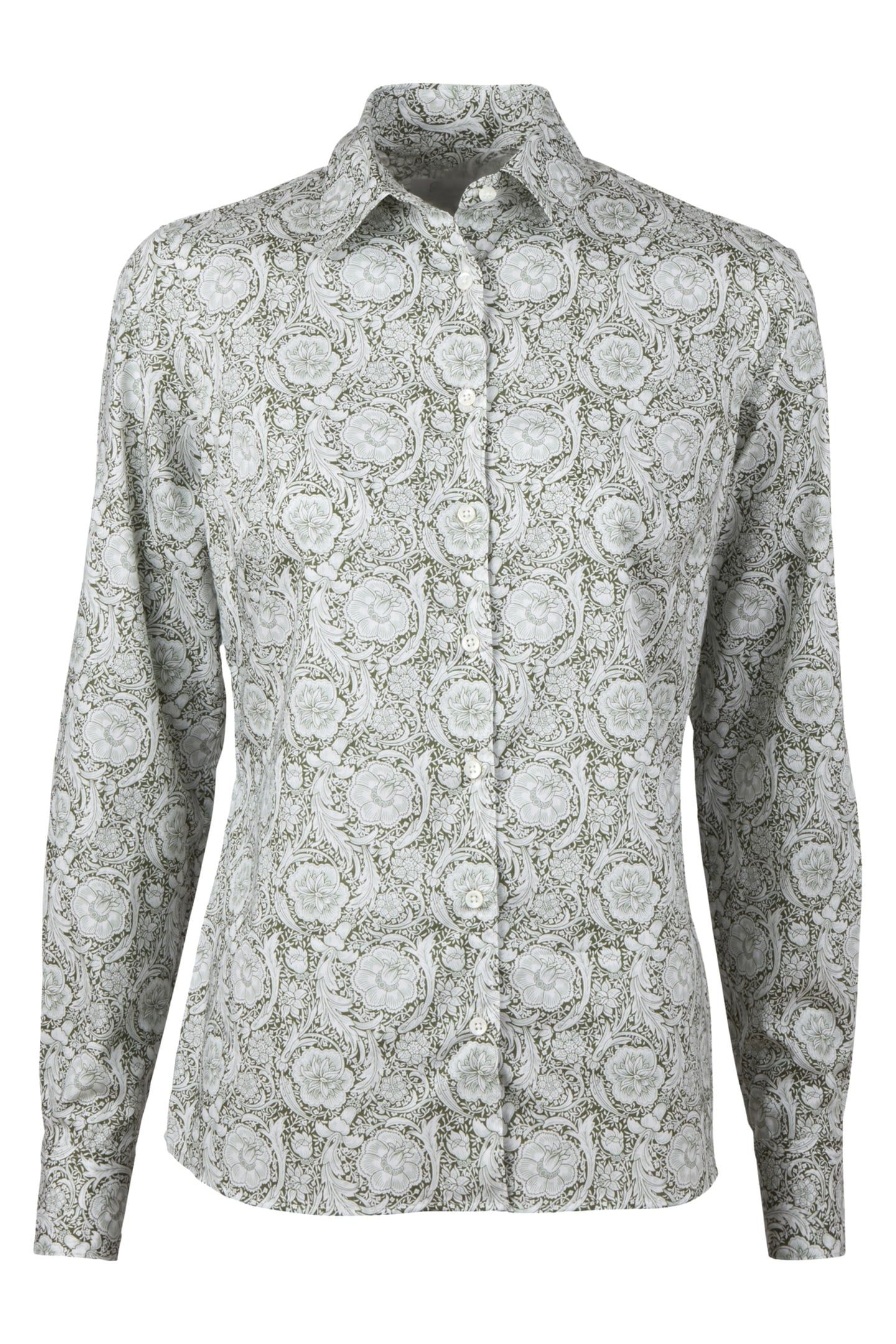 SOFIE SHIRT GREEN PATTERN 1