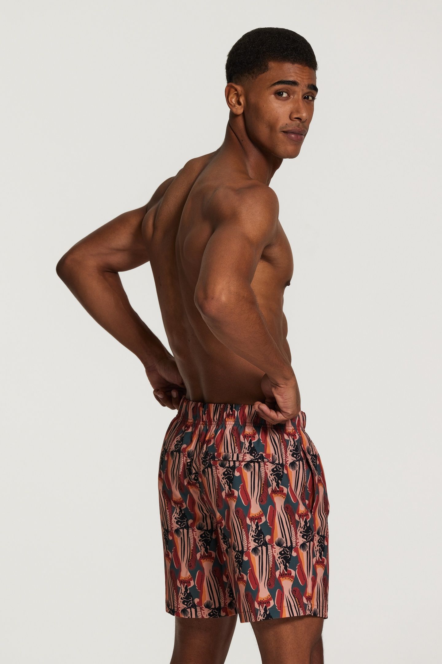 STRETCH SWIMSHORT CATCH OF THE DAY SMOKEY GREEN 3