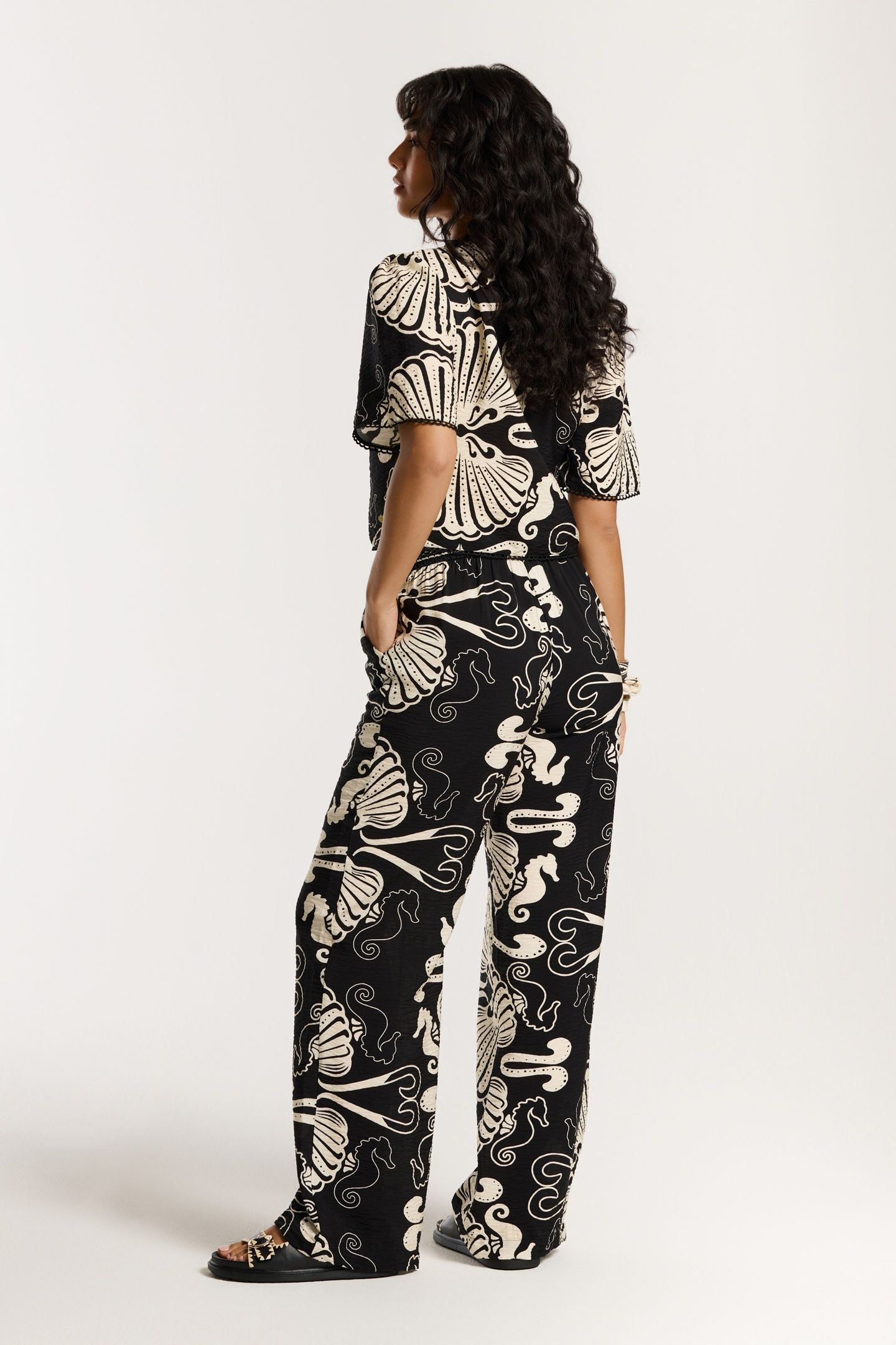 MADISON TROUSERS SEA PEARL BLACK SEA PEARL 6