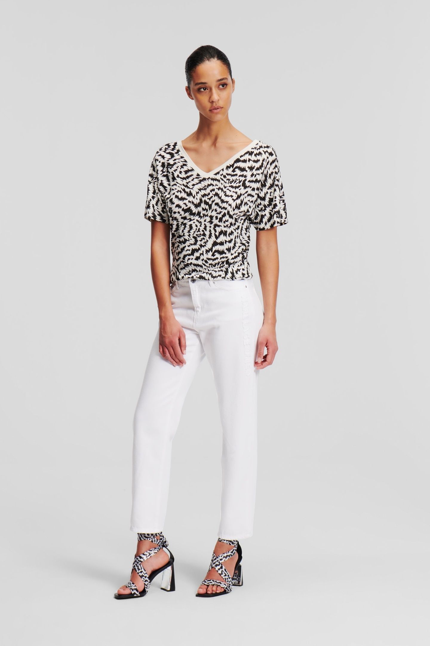 WHITE GF DENIM PANTS WHITE DENIM 1