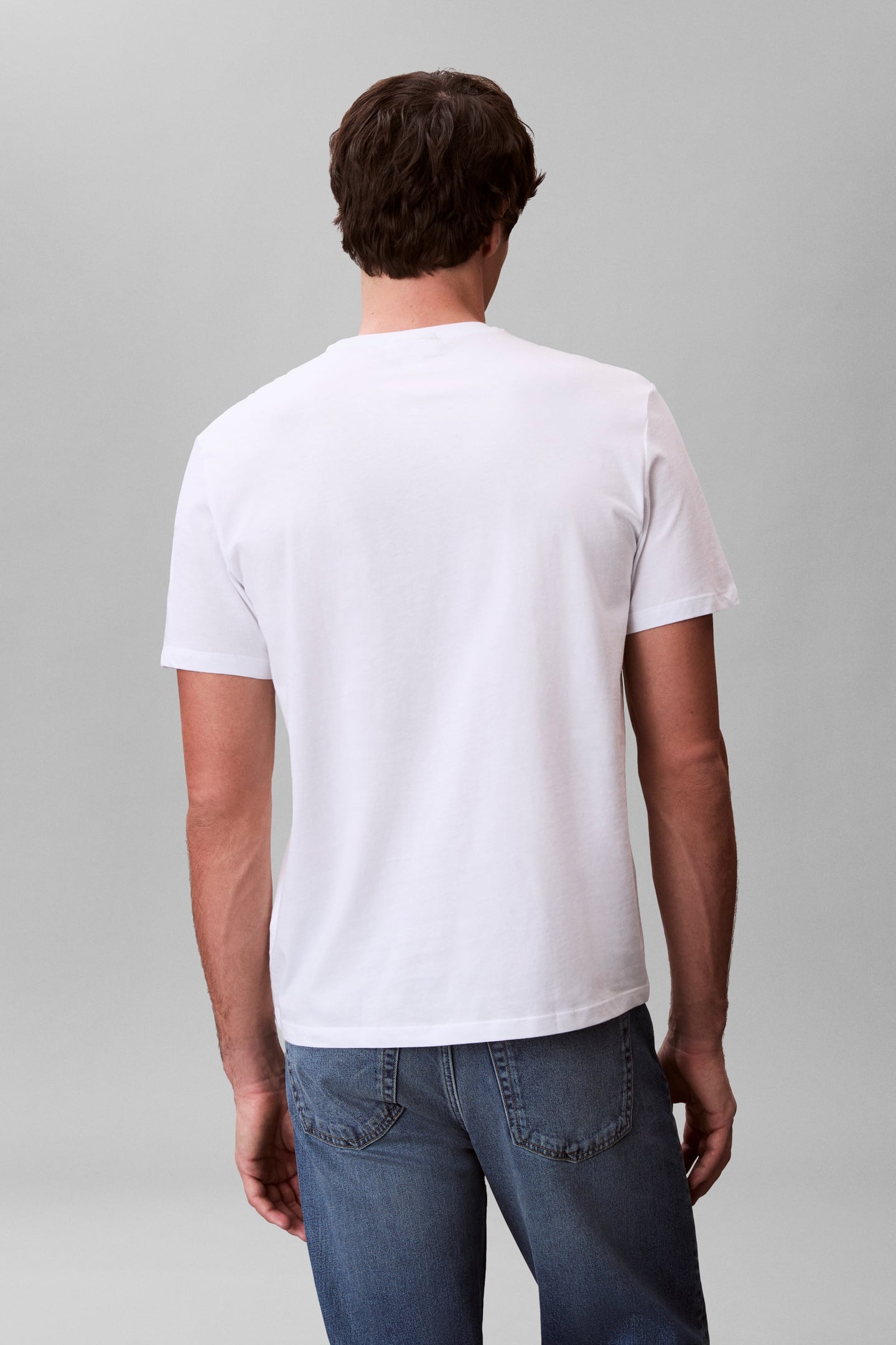 SS BADGE TEE 2-PACK BRIGHT WHITE/CLASSIC BLUE 4