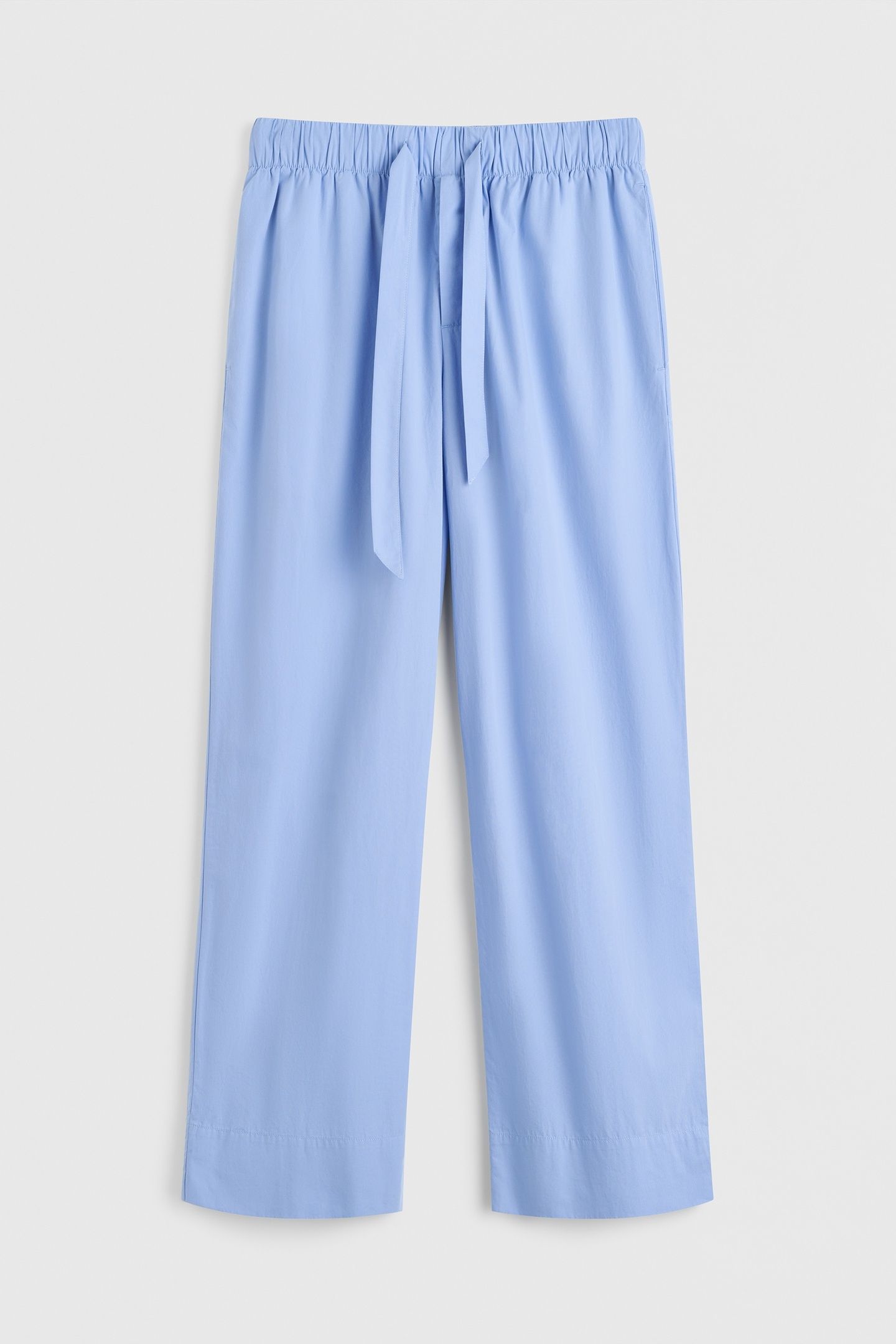 UNISEX POPLIN, PYJAMAS PANTS CORNFLOWER BLUE 3