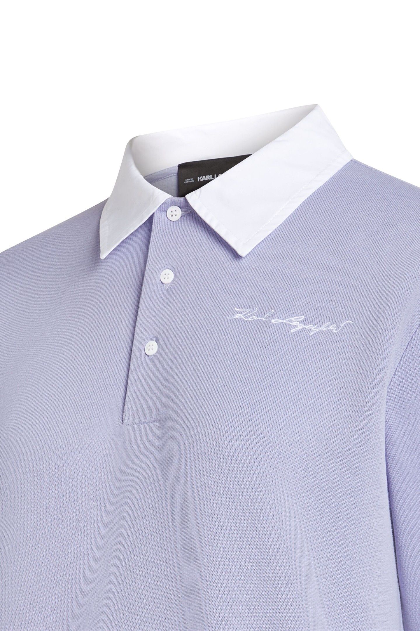 POPLIN COLLAR SWEATSHIRT SWEET LAVENDER 3