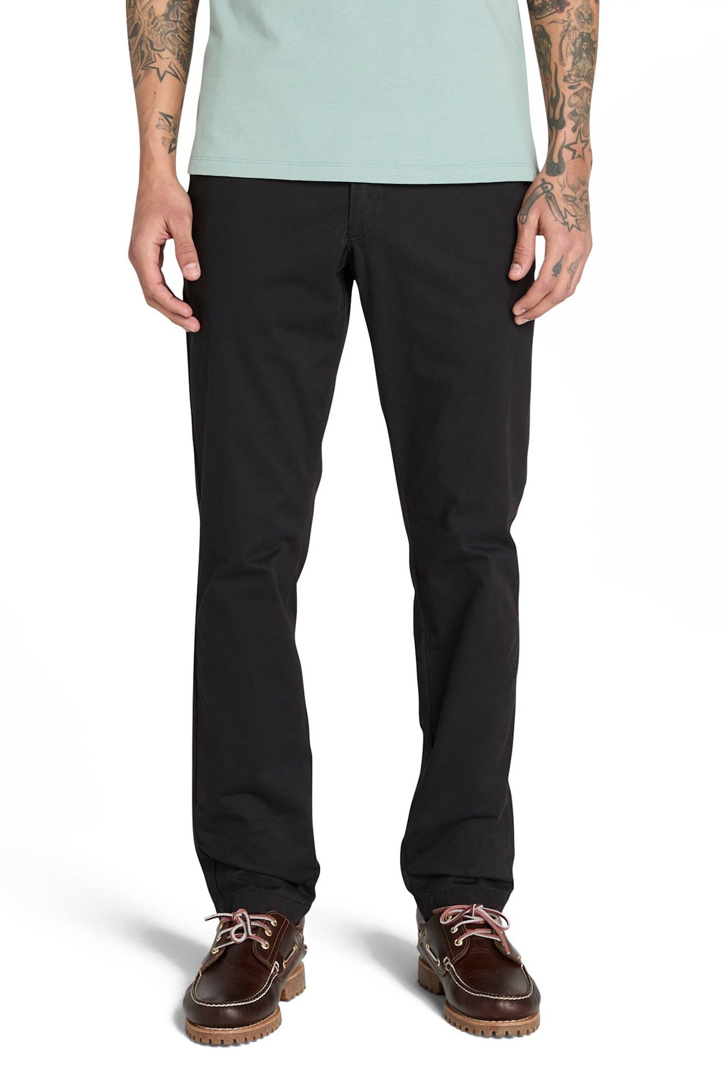 TWILL CHINO PANT SLIM BLACK 2