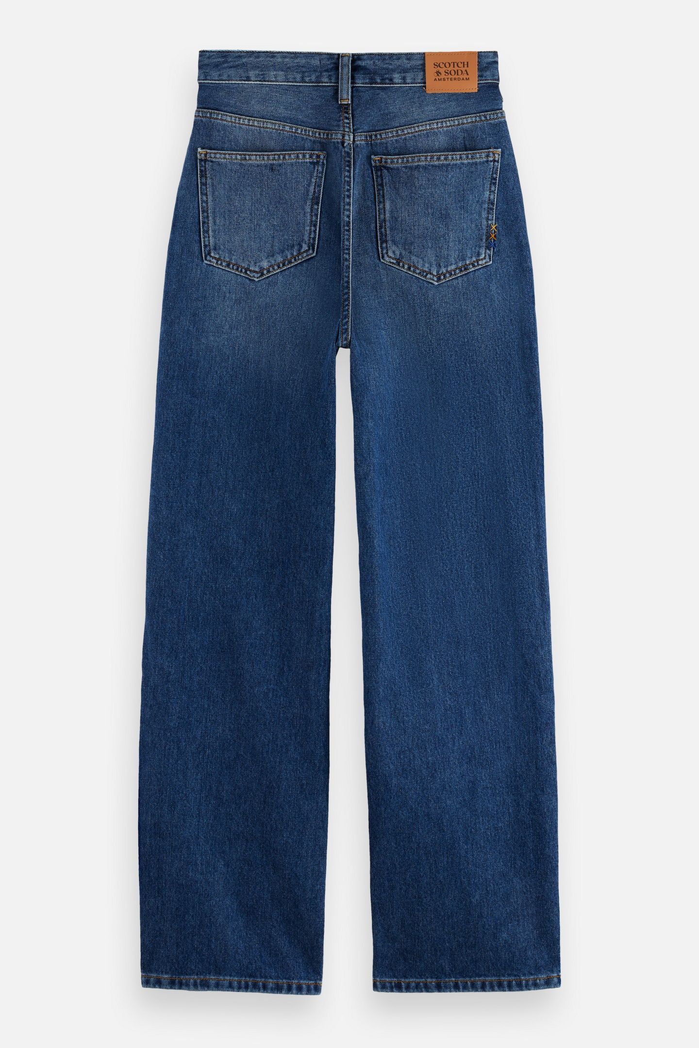 RIPPLE STRAIGHT JEANS — ABSOLUTE BLUE 5
