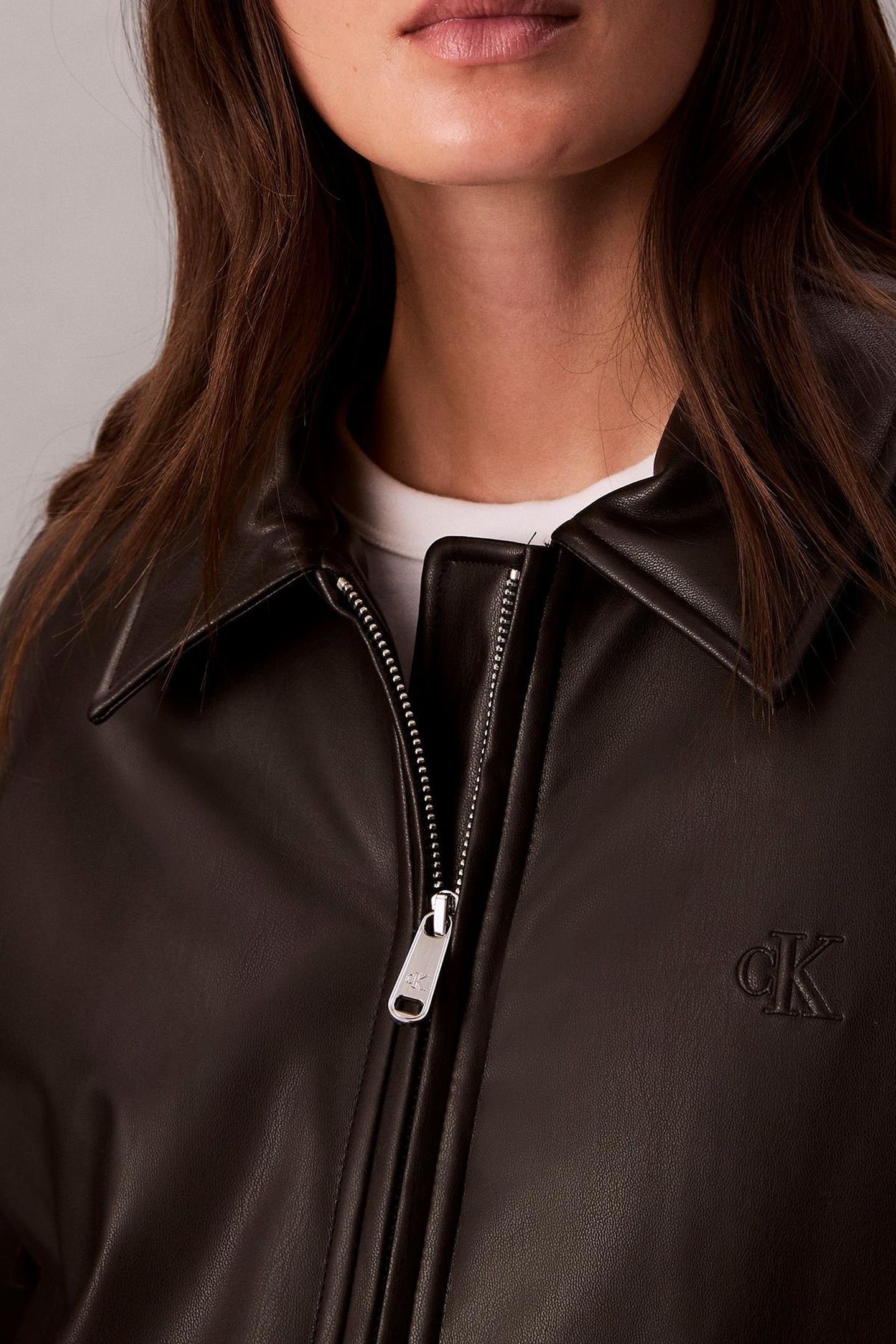 FAUX LEATHER JACKET BLACK 5