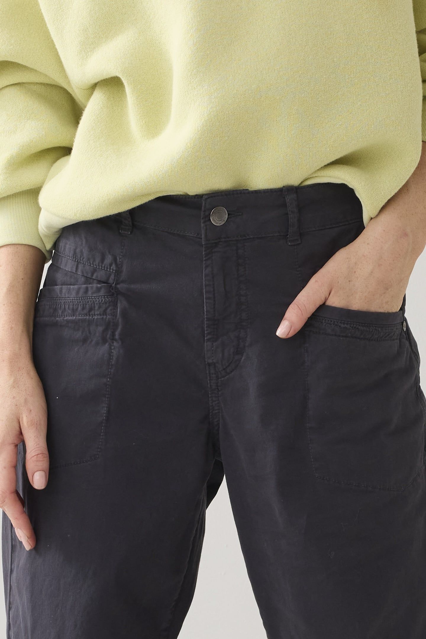 TAPERED AURORA STRETCH TWILL ANTHRACITE 4