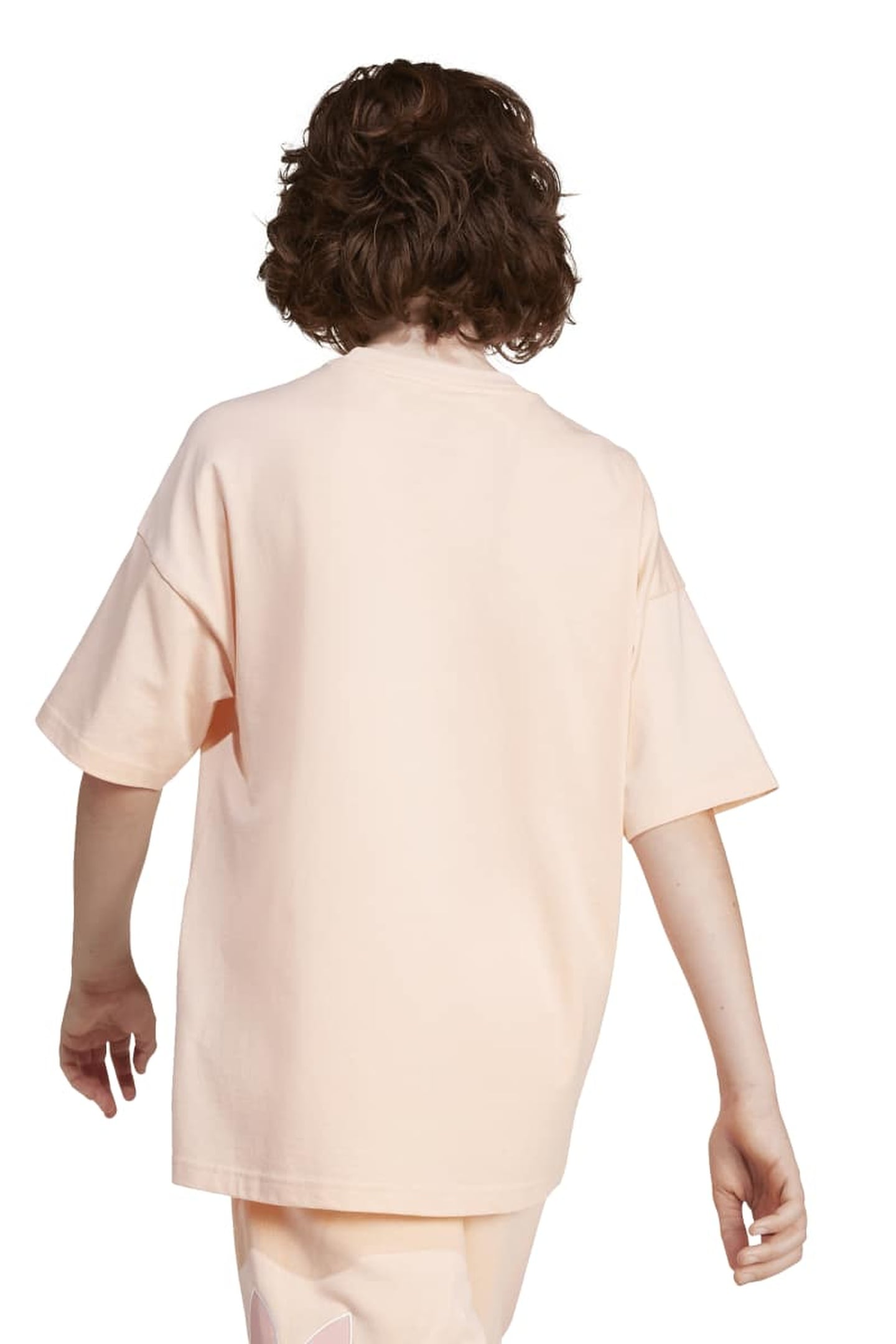 ORIGINALS OVERSIZE TREFOIL TEE BIG LOGO EXECUTION HAZE CORAL 2