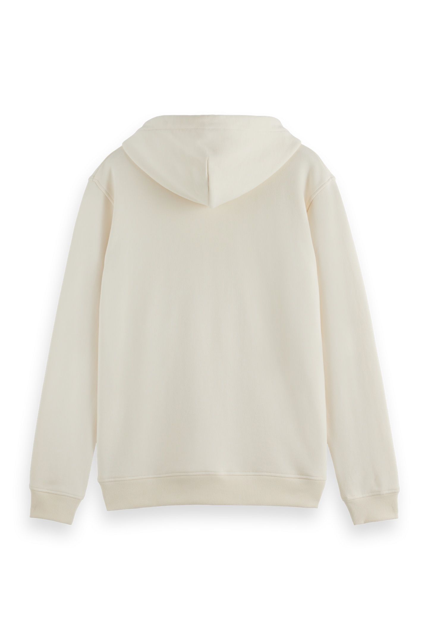 REGULAR-FIT LOGO BADGE HOODIE EGGNOG 2