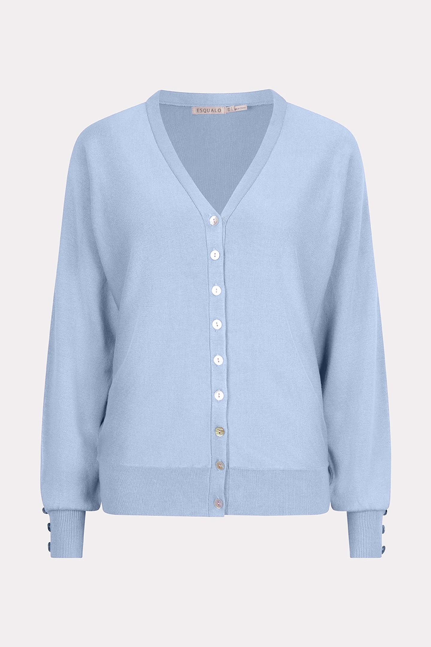 CARDIGAN BATWING BASIC KNIT SKY BLUE 1