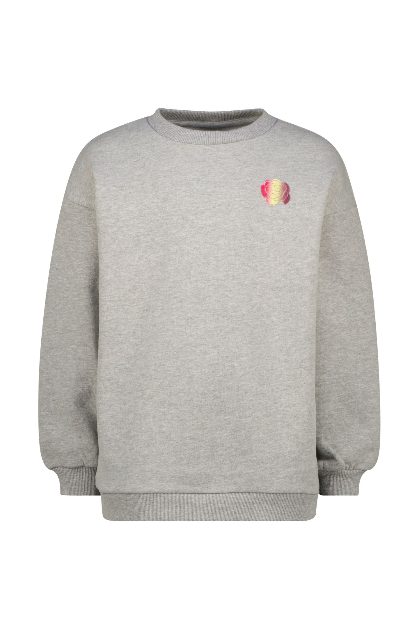 GIRLS SELIA SWEATER LIGHT GREY MELEE 1