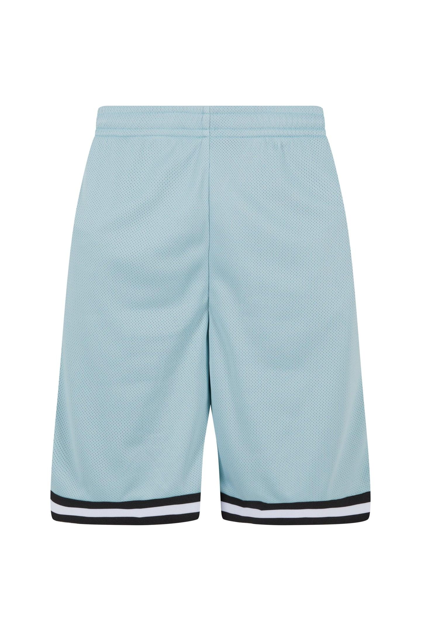 STRIPES MESH SHORTS OCEANBLUE/BLACK/WHITE 4