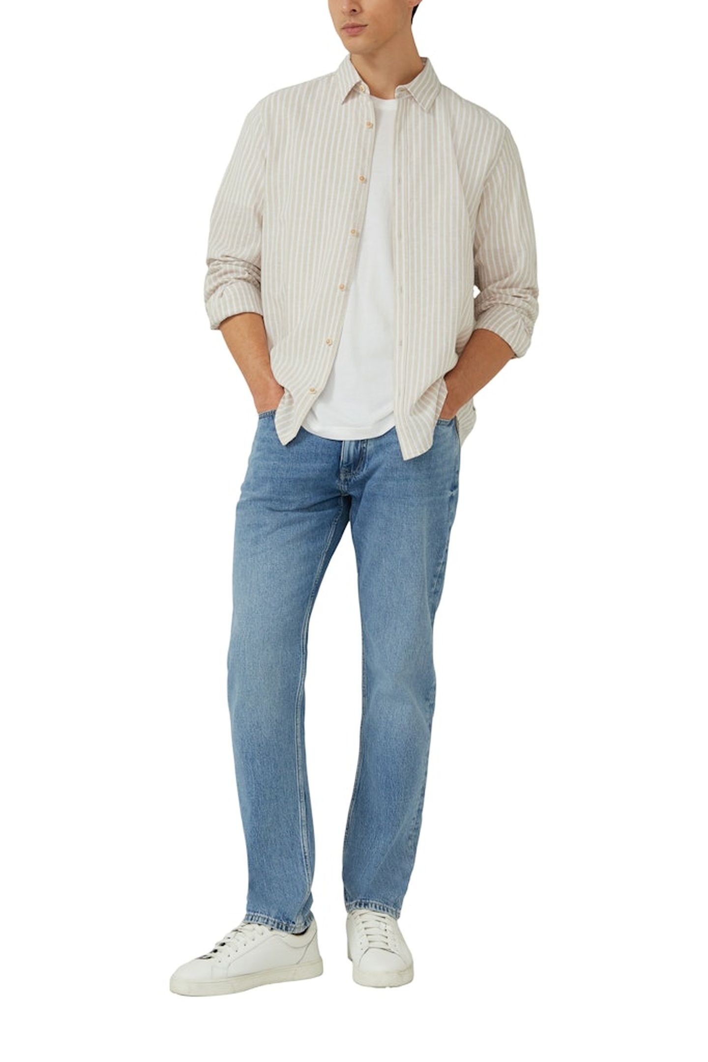 S.OLIVER SHIRTS BEIGE 2
