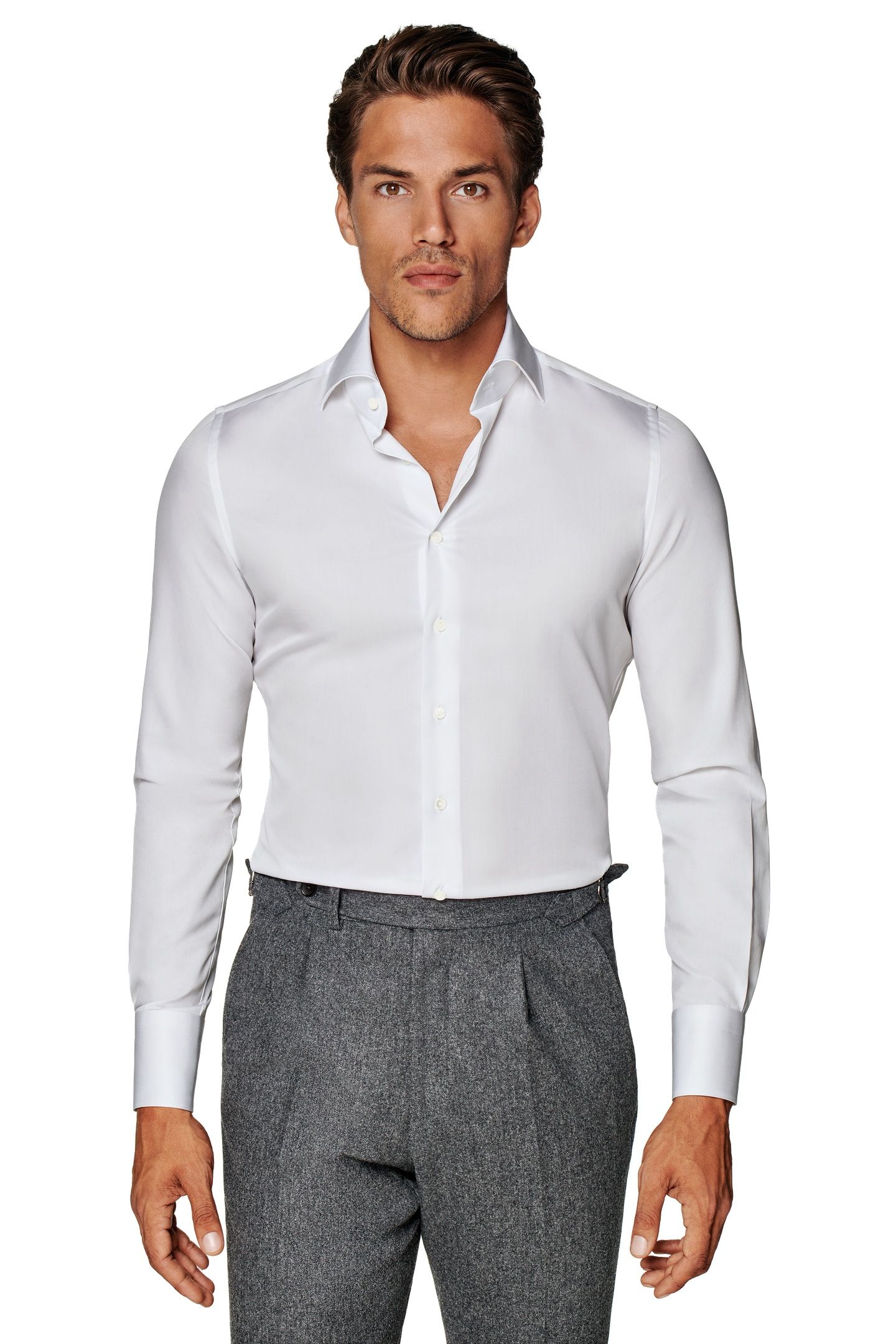 LUXURY WIDESPREAD FORMAL SHIRTS WHITE 4