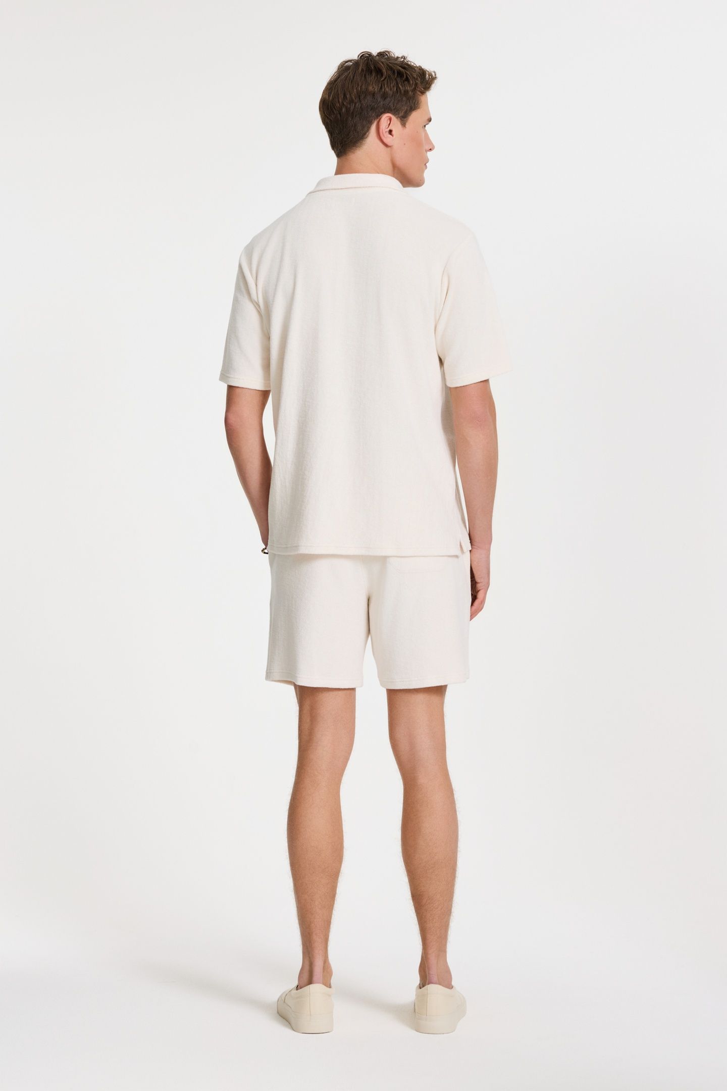NICO TOWELING POLO SOLID WHITE 4