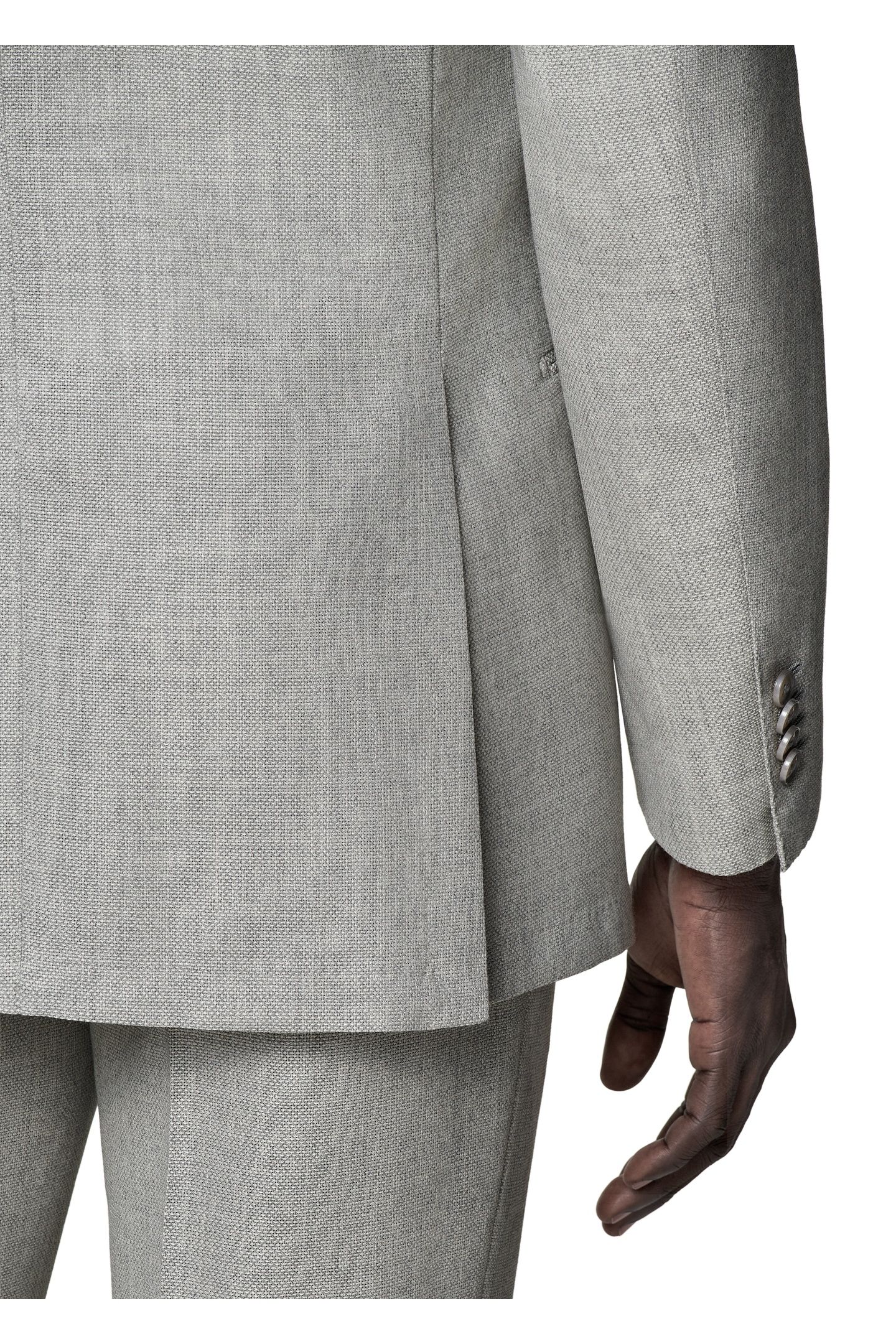 SUIT HAVANA L. GREY PURE WOOL NESTED SUITS LIGHT GREY 10