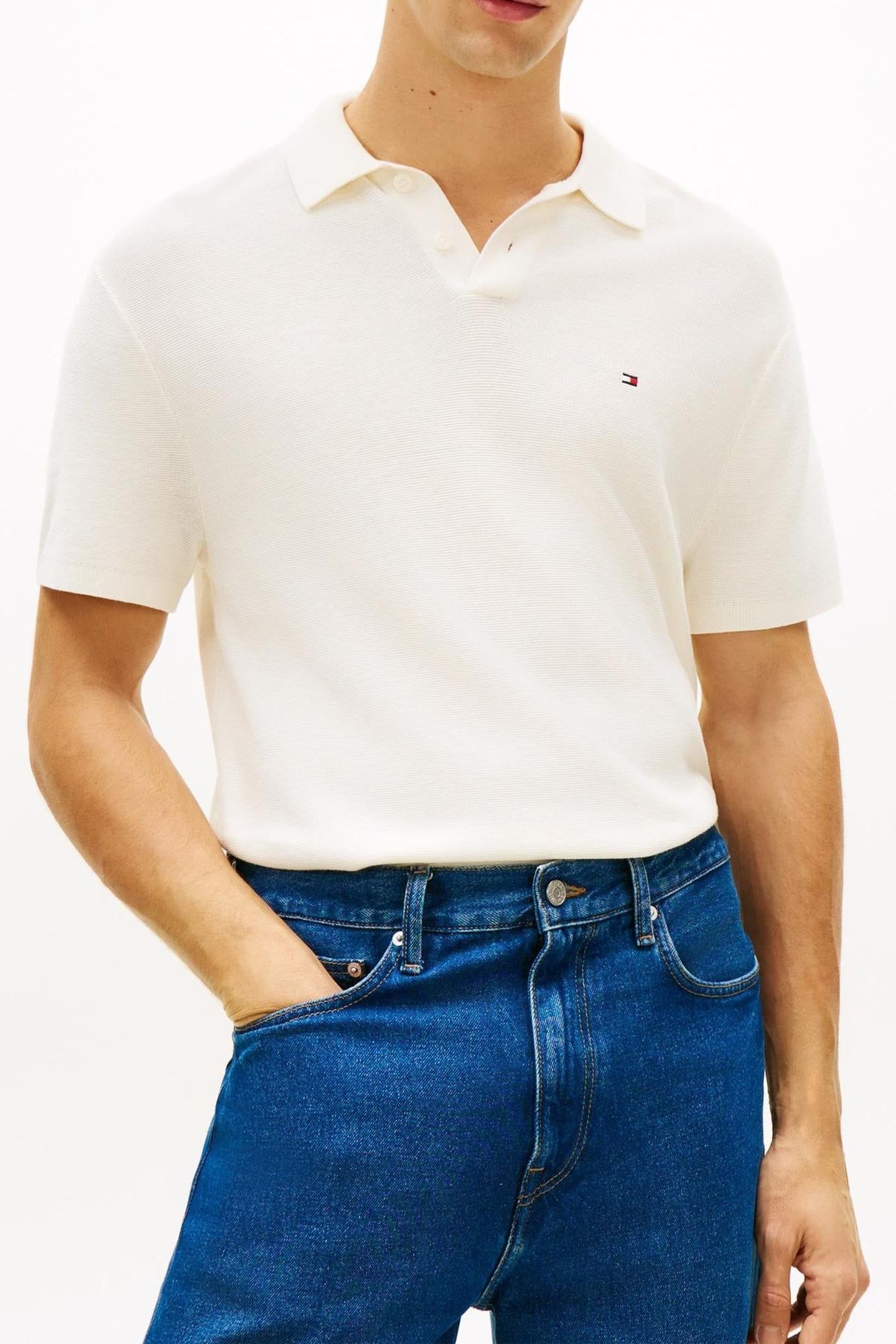 COOL TOUCH STRUCTURE SWEATER IVORY PETAL 3