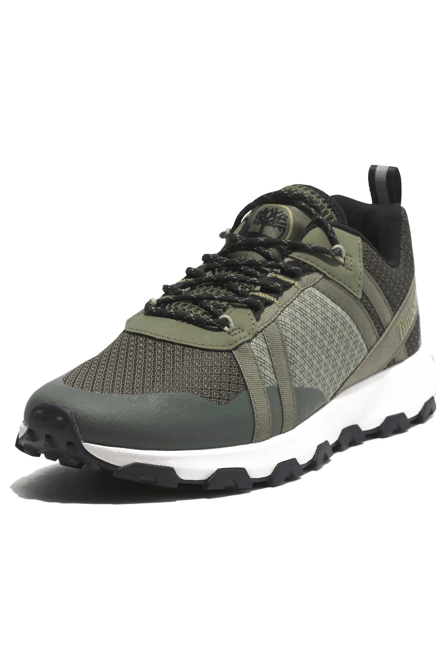LOW LACE UP SNEAKER DARK GREEN 3