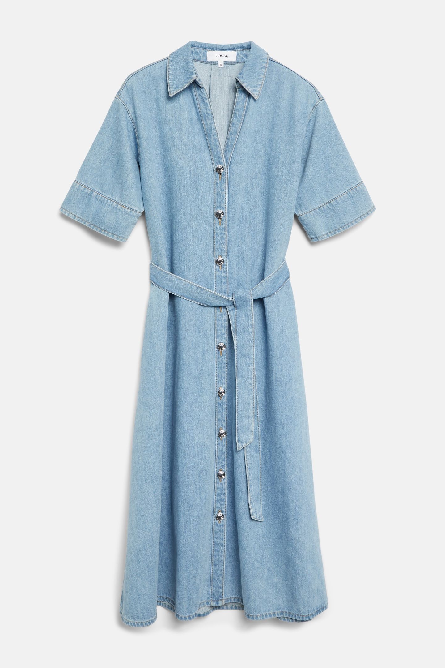 COMMA DRESSES BLUE DENIM 3