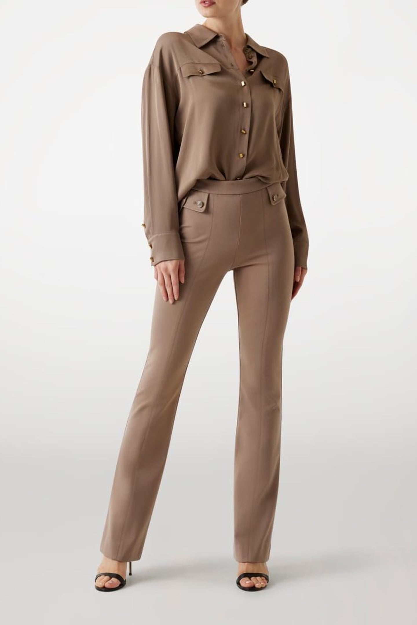 GWEN CIGARETTE PANTS BUFF TAUPE 1