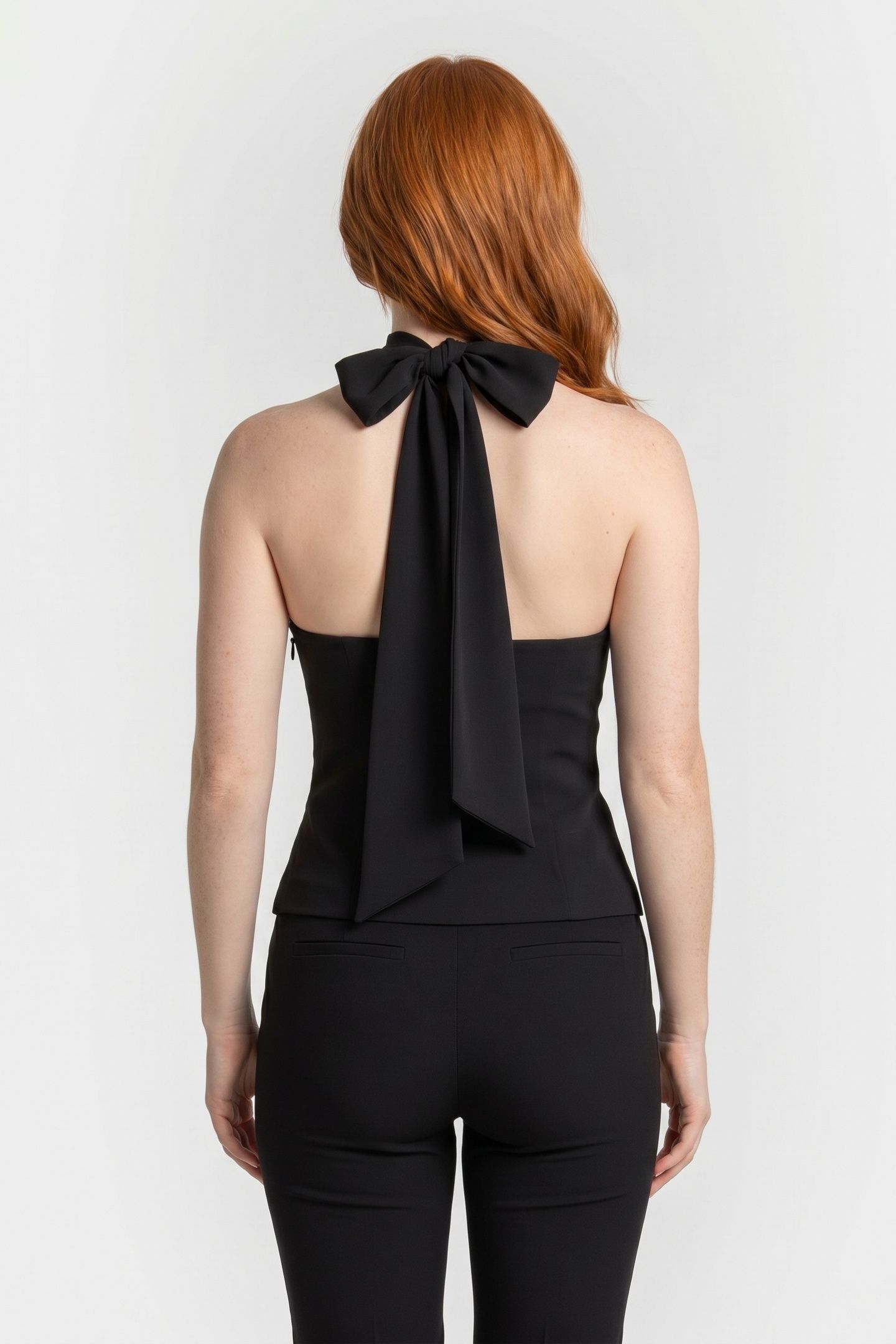V-NECK TOP BLACK 3